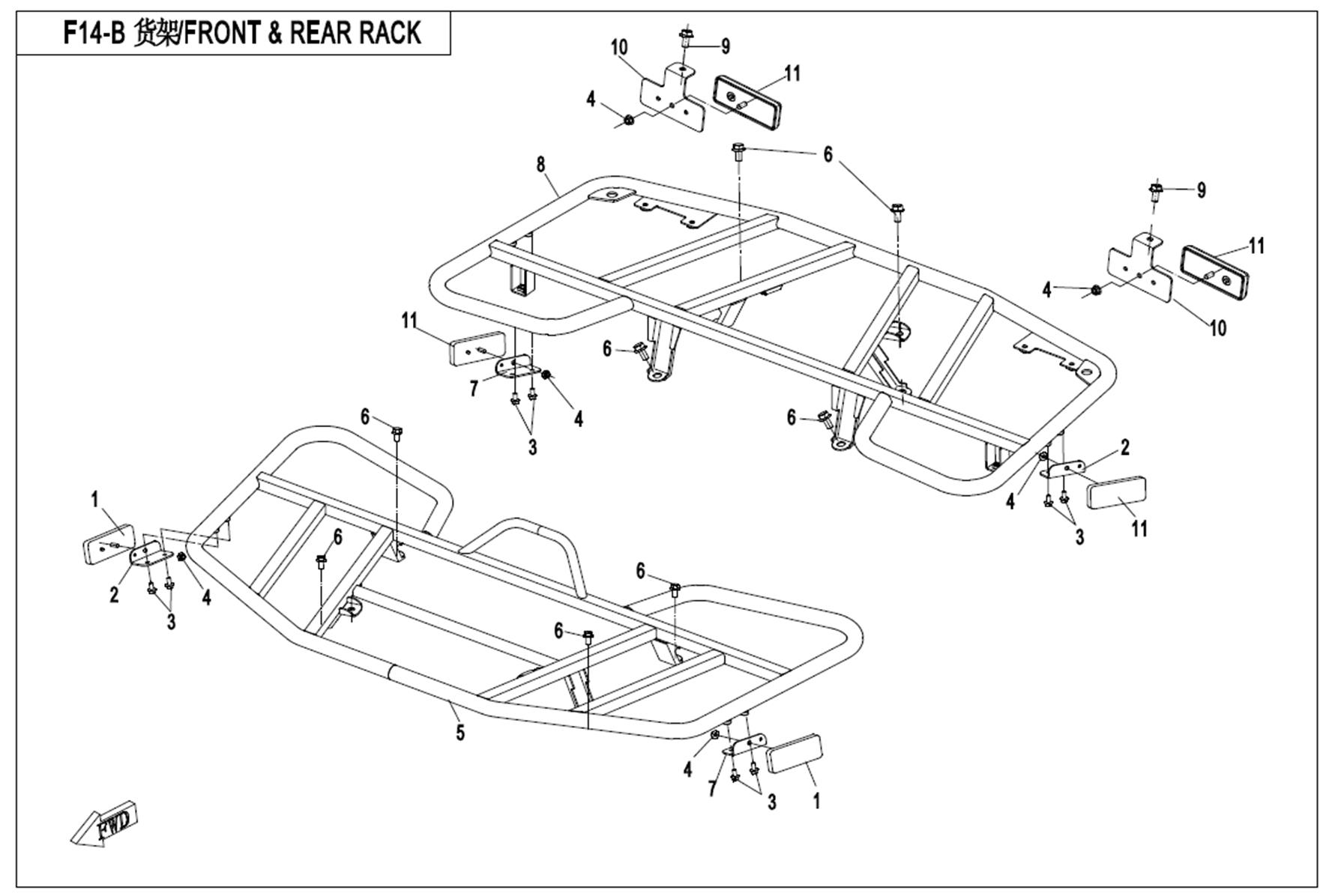 F14-B - RACK(STEEL)