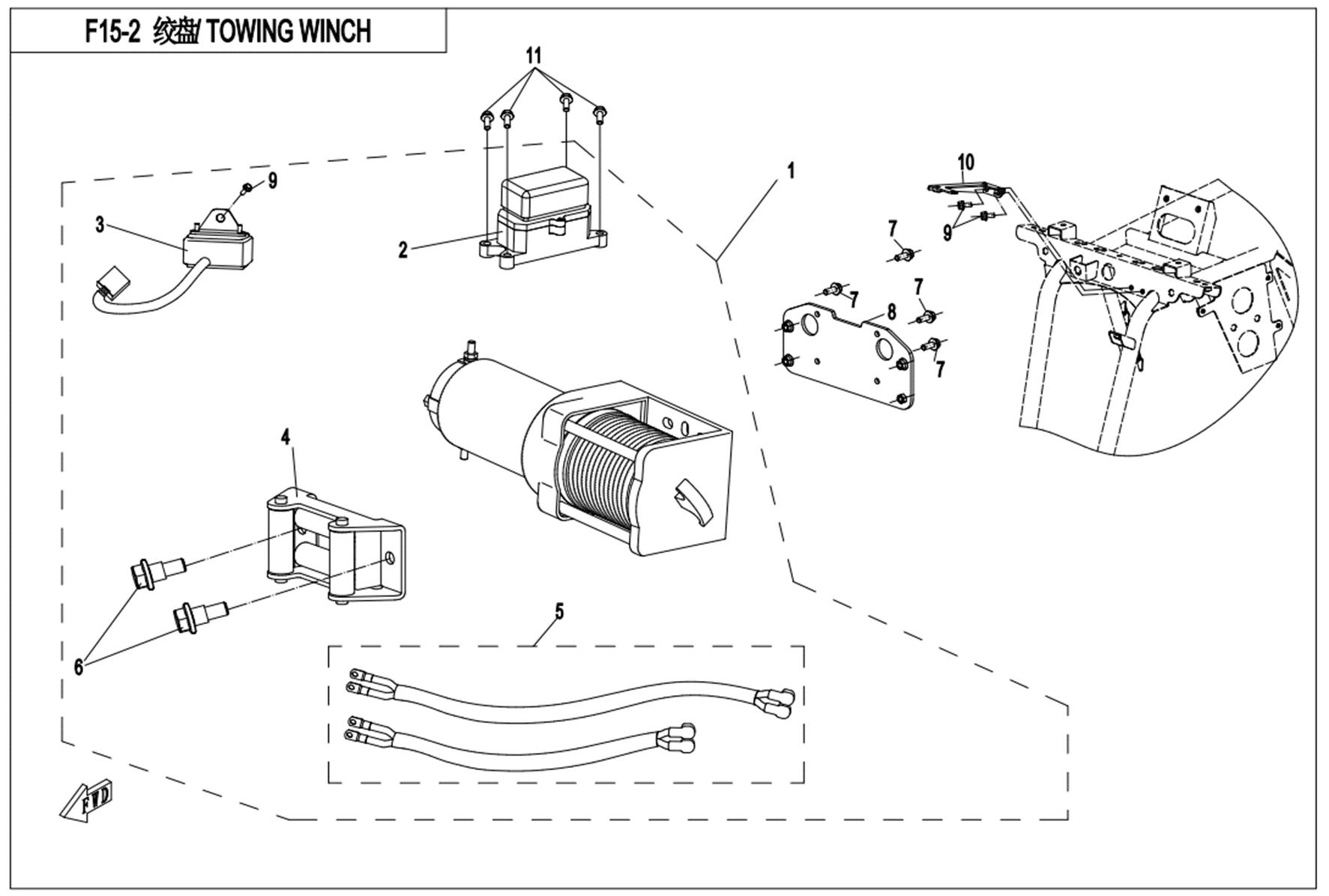 F15-2-V1 - TOWING WINCH
