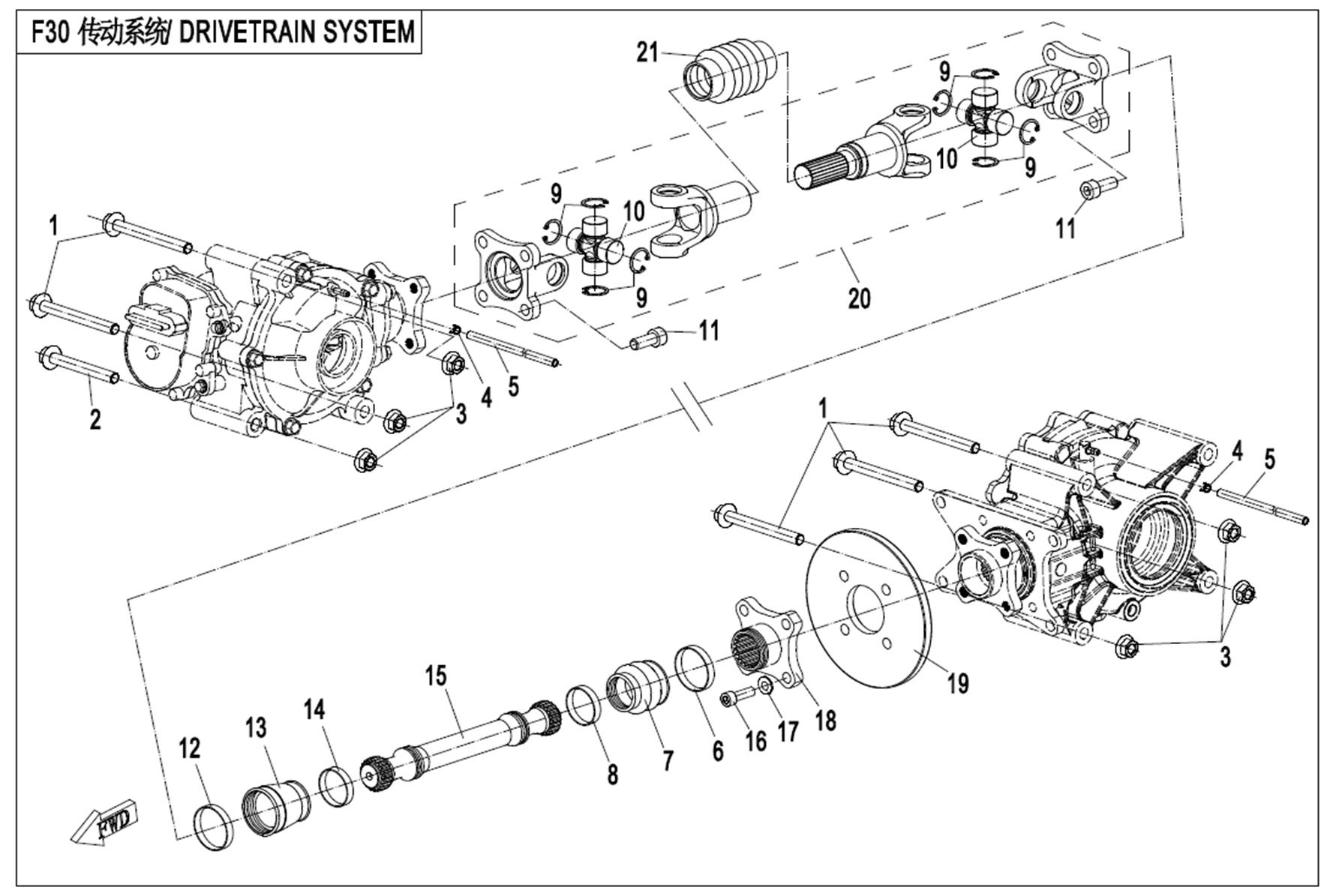 F30 - DRIVETRAIN SYSTEM