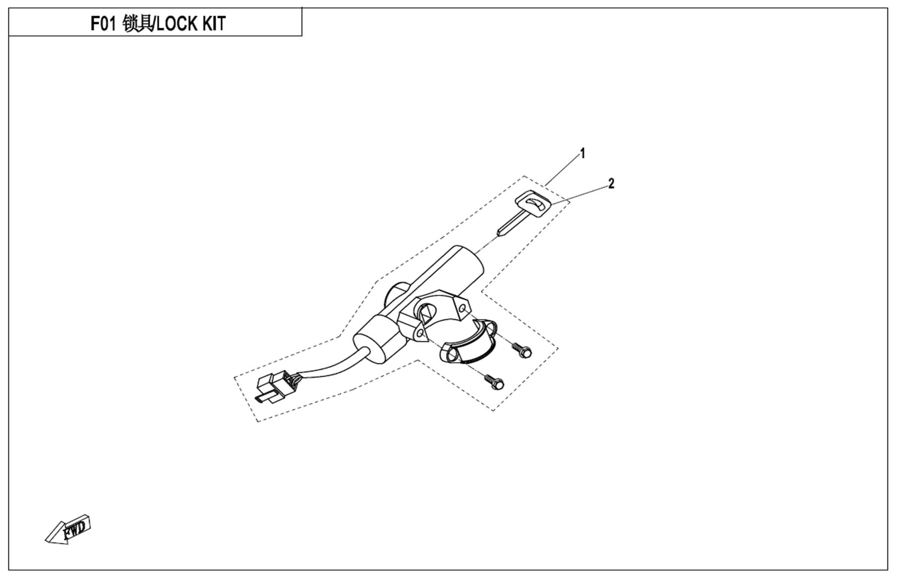 F01 - LOCK KIT