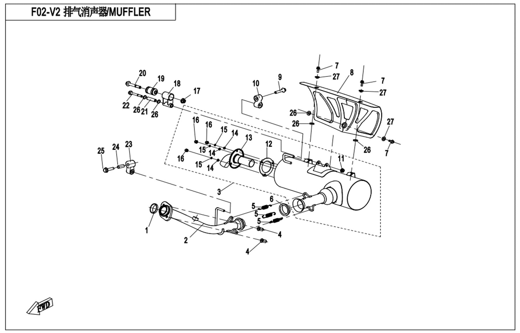 F02-V2 - MUFFLER