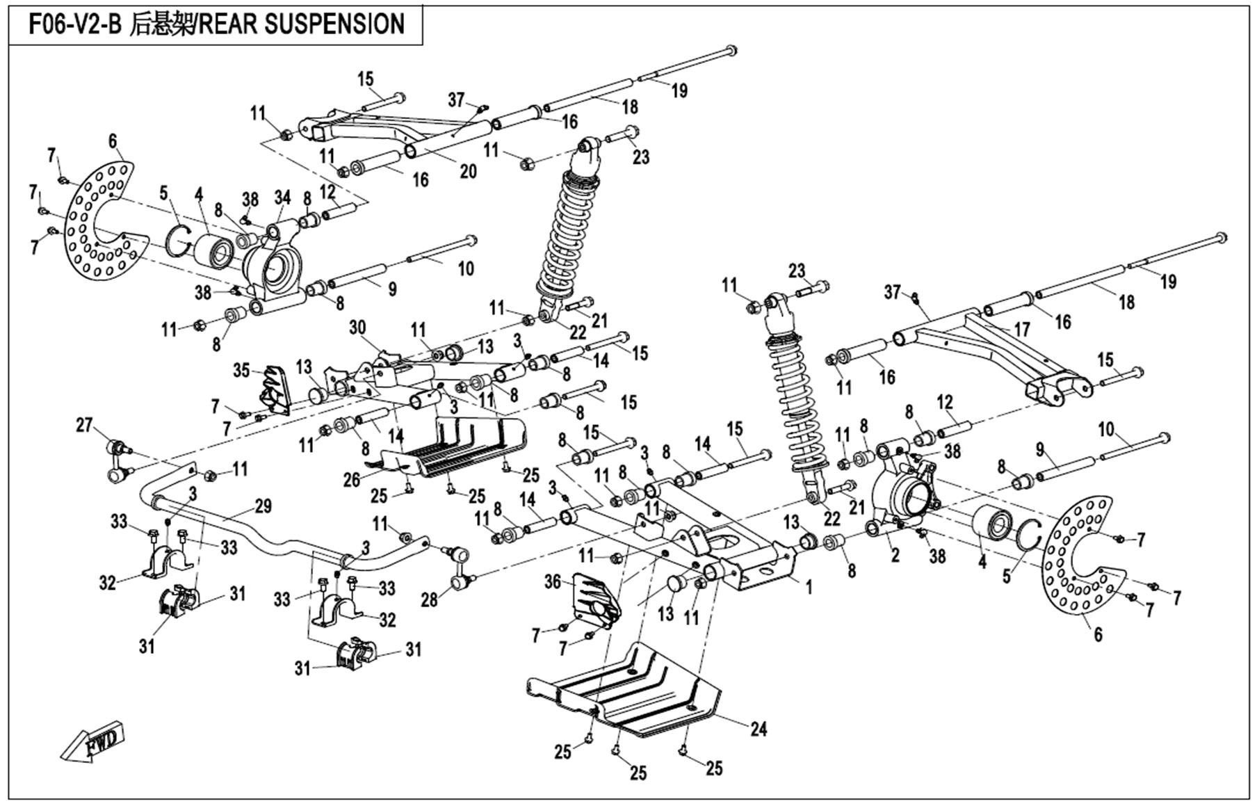 F06-V2-B - REAR SUSPENSION(2018 CONDITION)