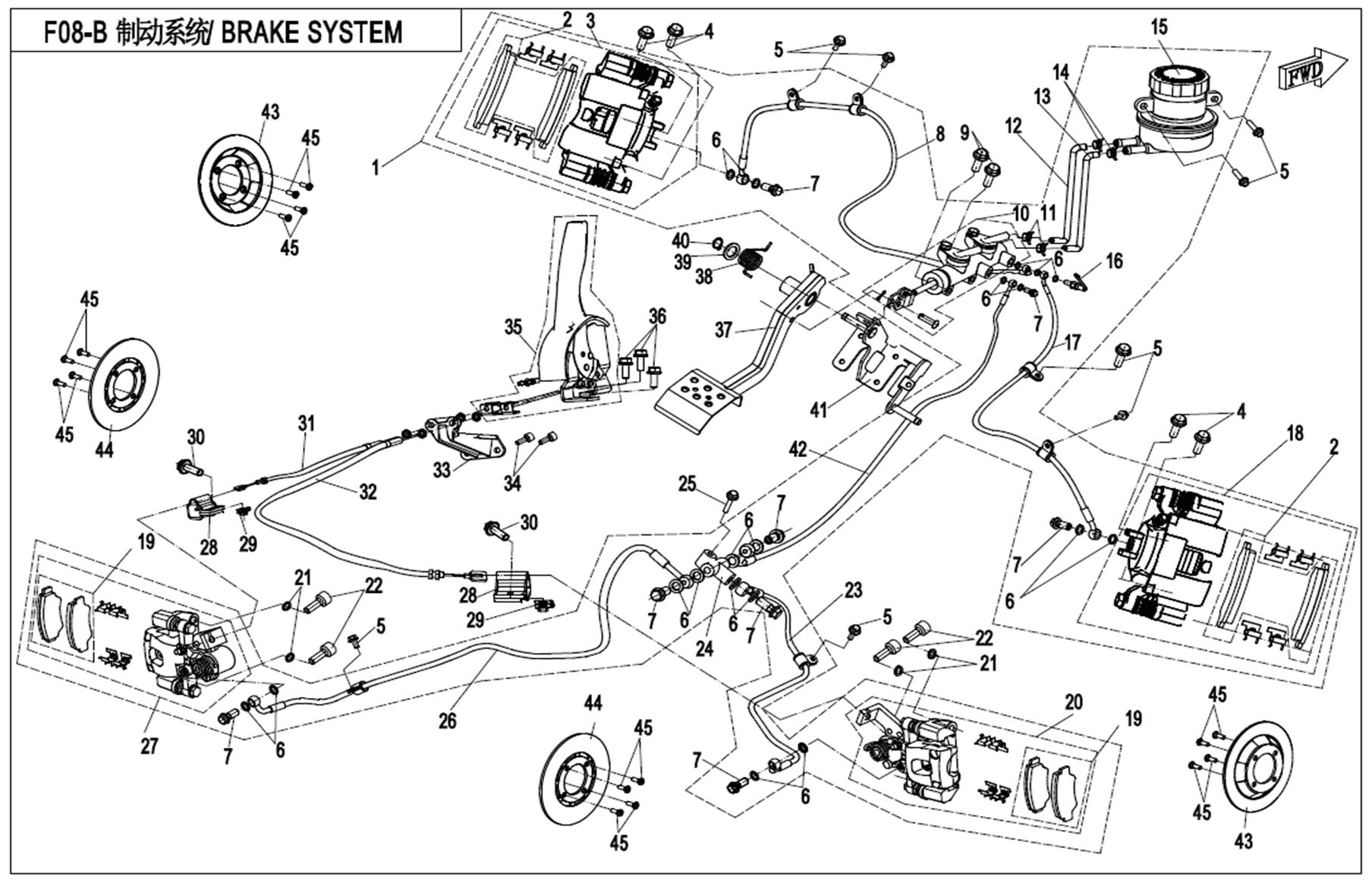 F08-B - BRAKE SYSTEM(2018 CONDITION)