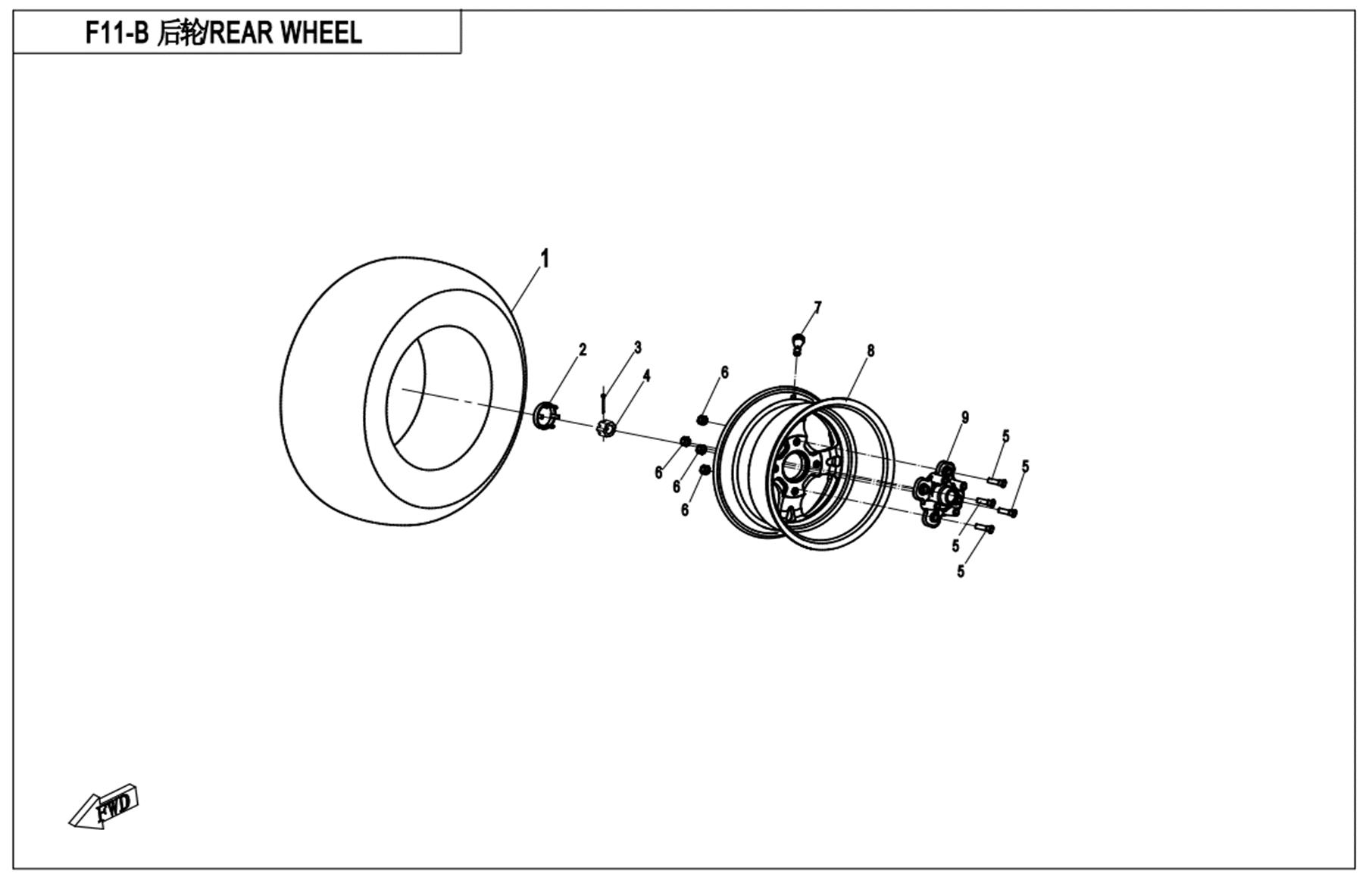 F11-B - REAR WHEEL(2018 CONDITION)
