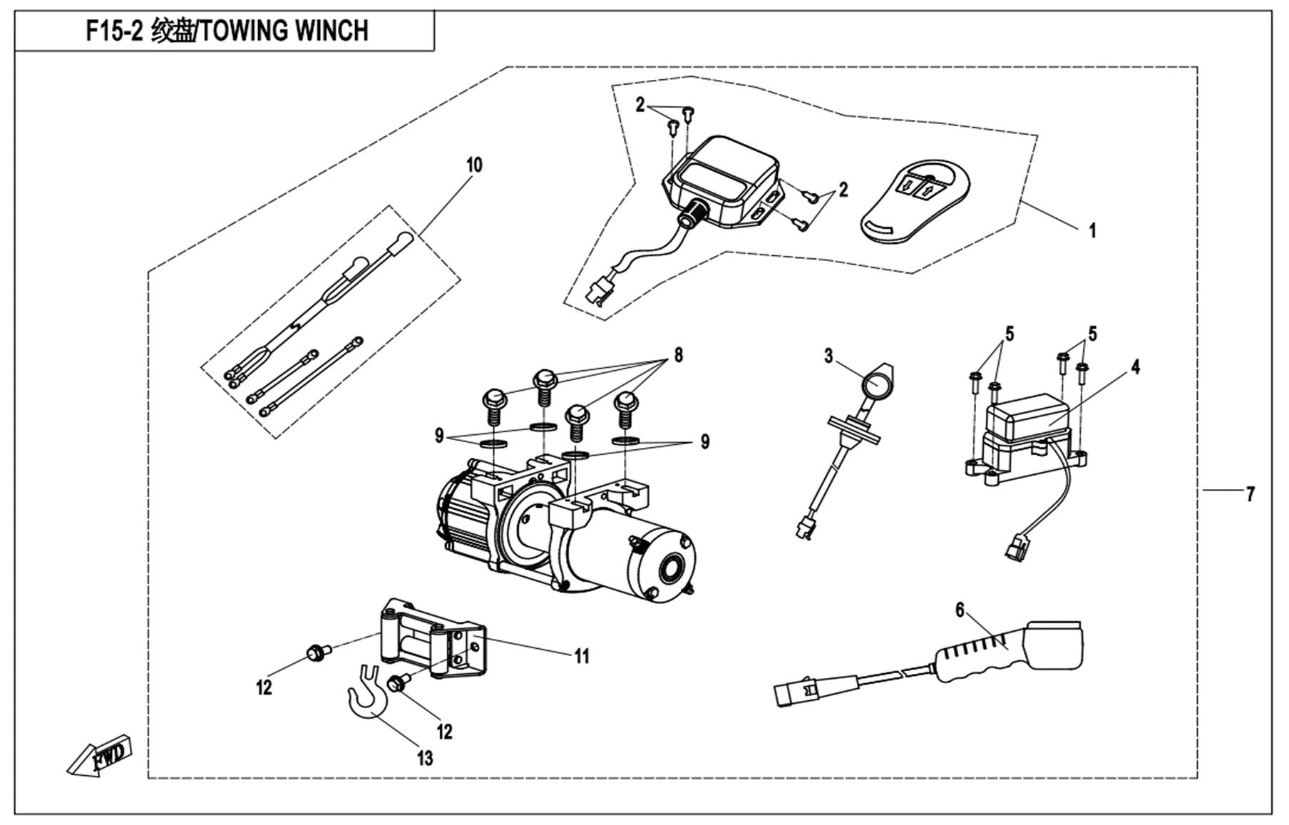 F15-2 - TOWING WINCH