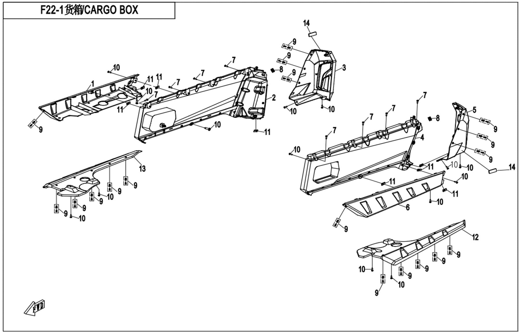 F22-1 - CARGO BOX