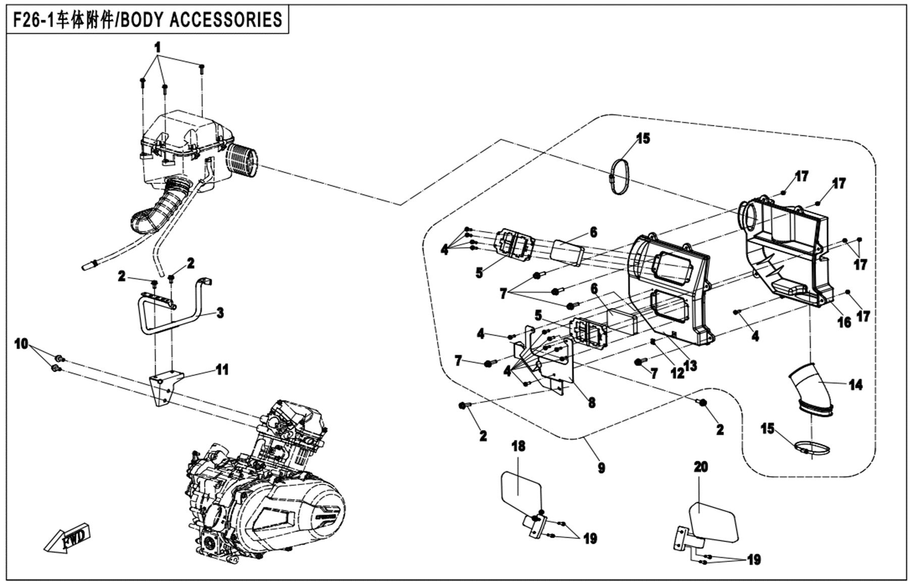 F26-1 - BODY ACCESSORIES