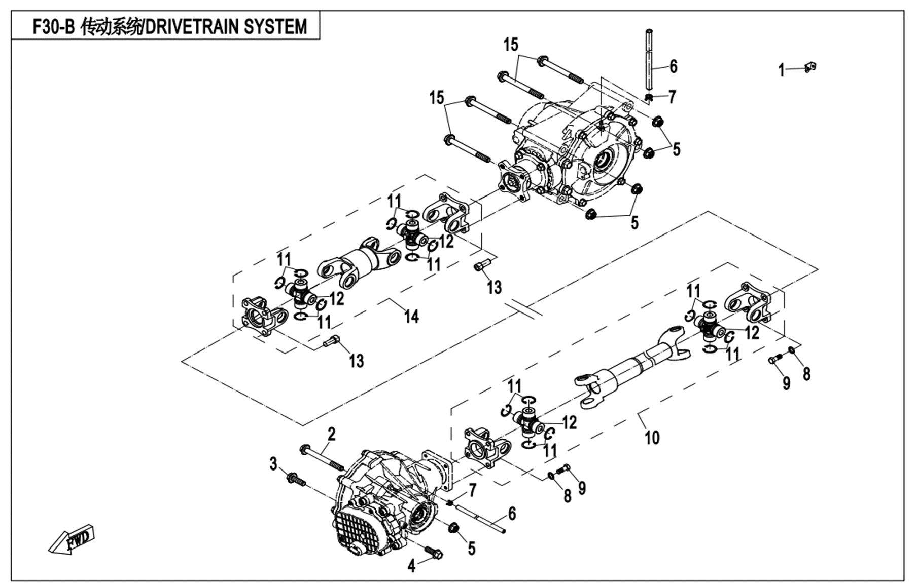 F30-B - DRIVETRAIN SYSTEM(2018 CONDITION)