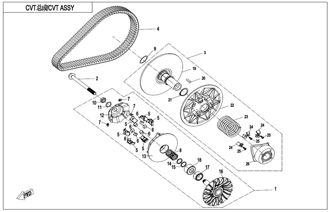 E05-B - CVT ASSY(AUSTRALIA)