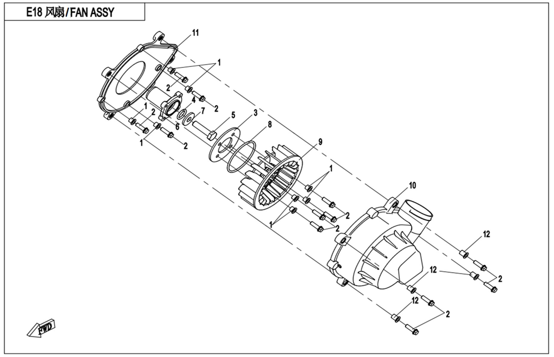E18 - FAN ASSY