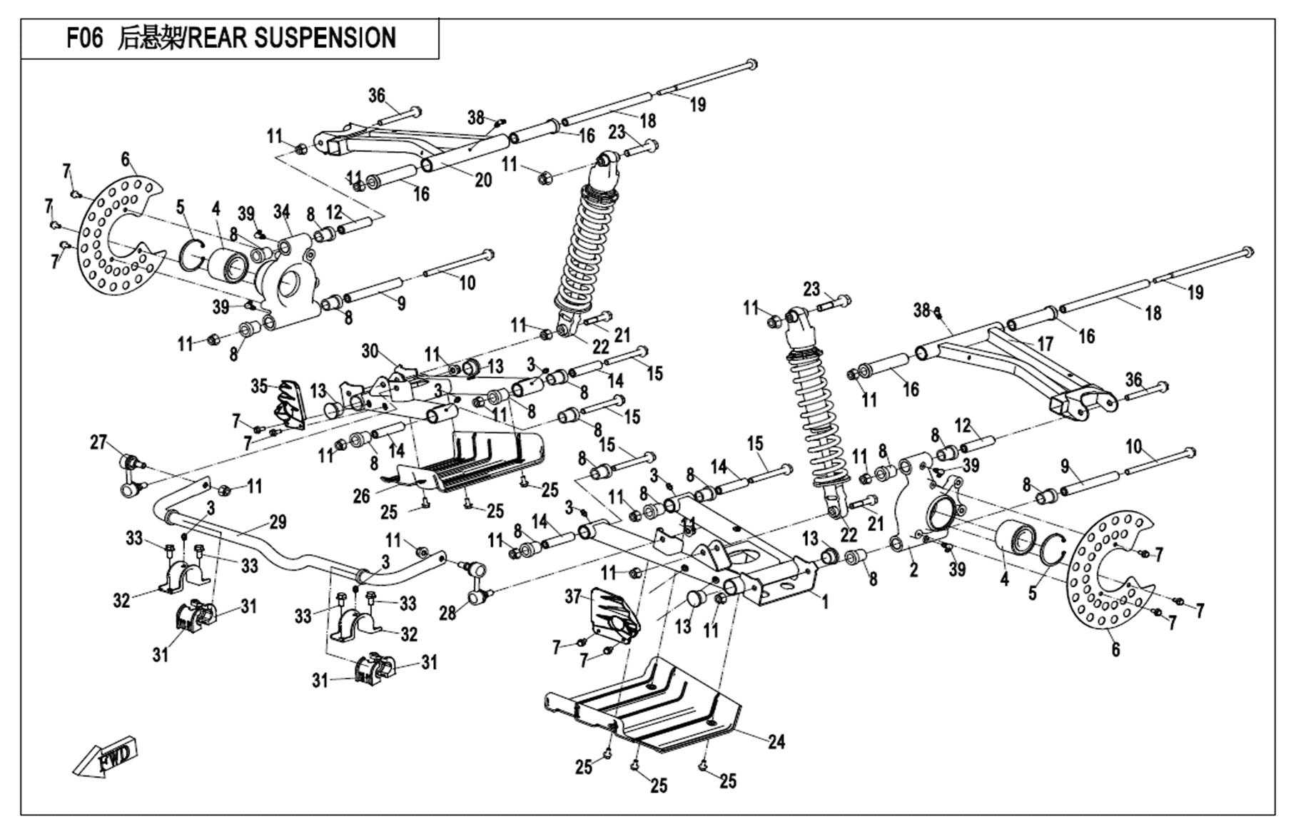 F06 - REAR SUSPENSION