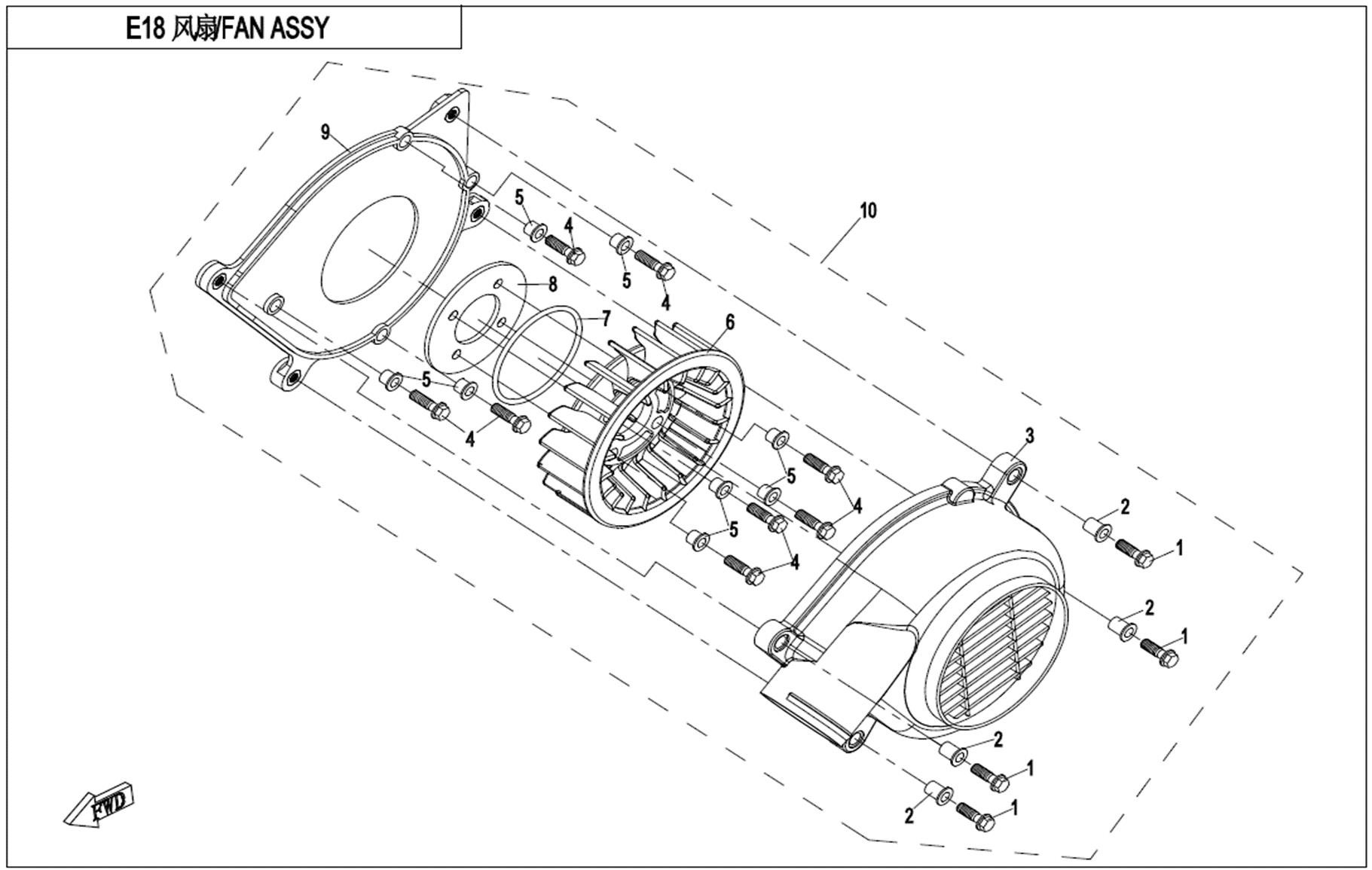 E18 - FAN ASSY.
