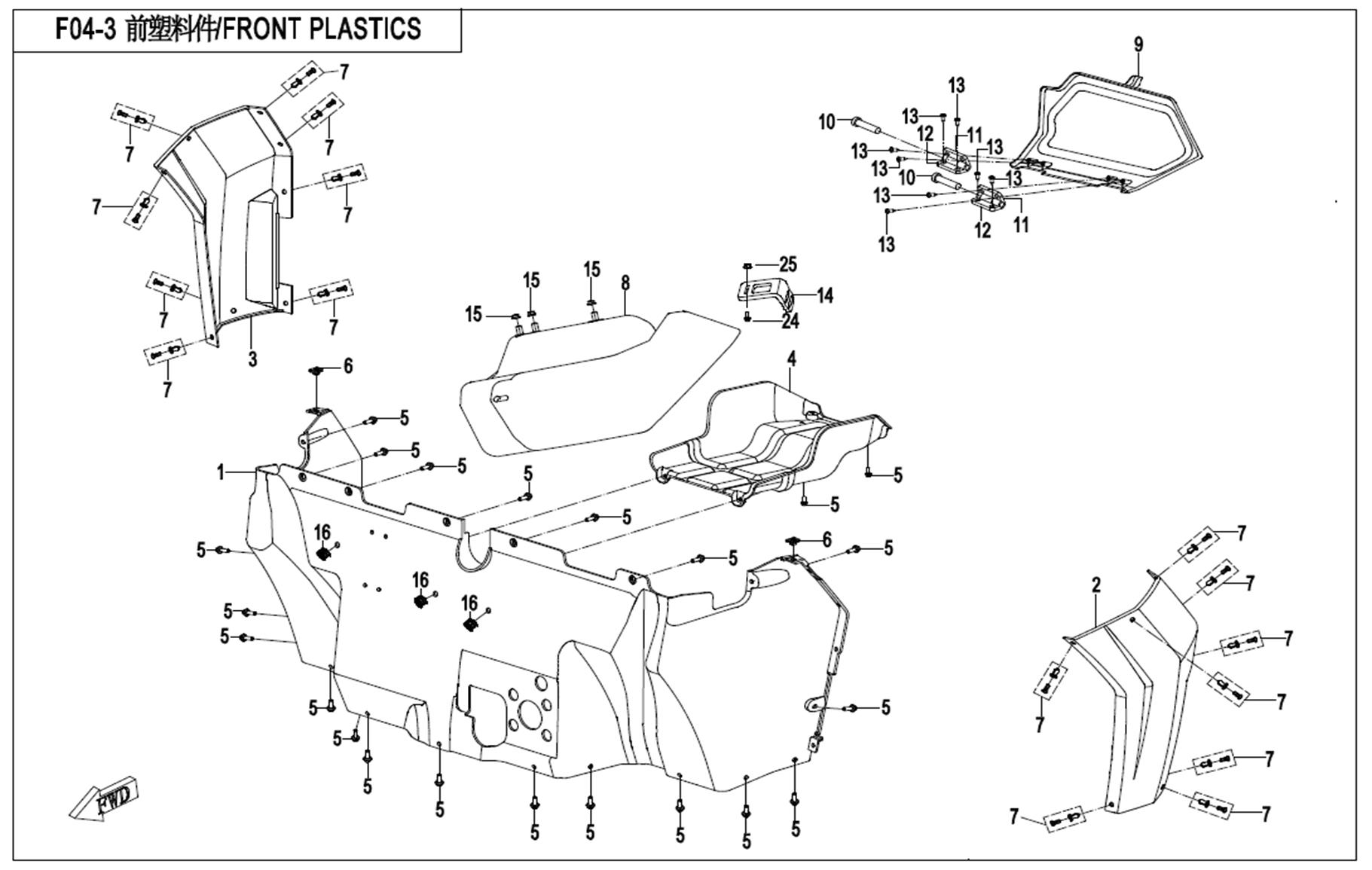 F04-3 - MIDDLE PLASTIC 1