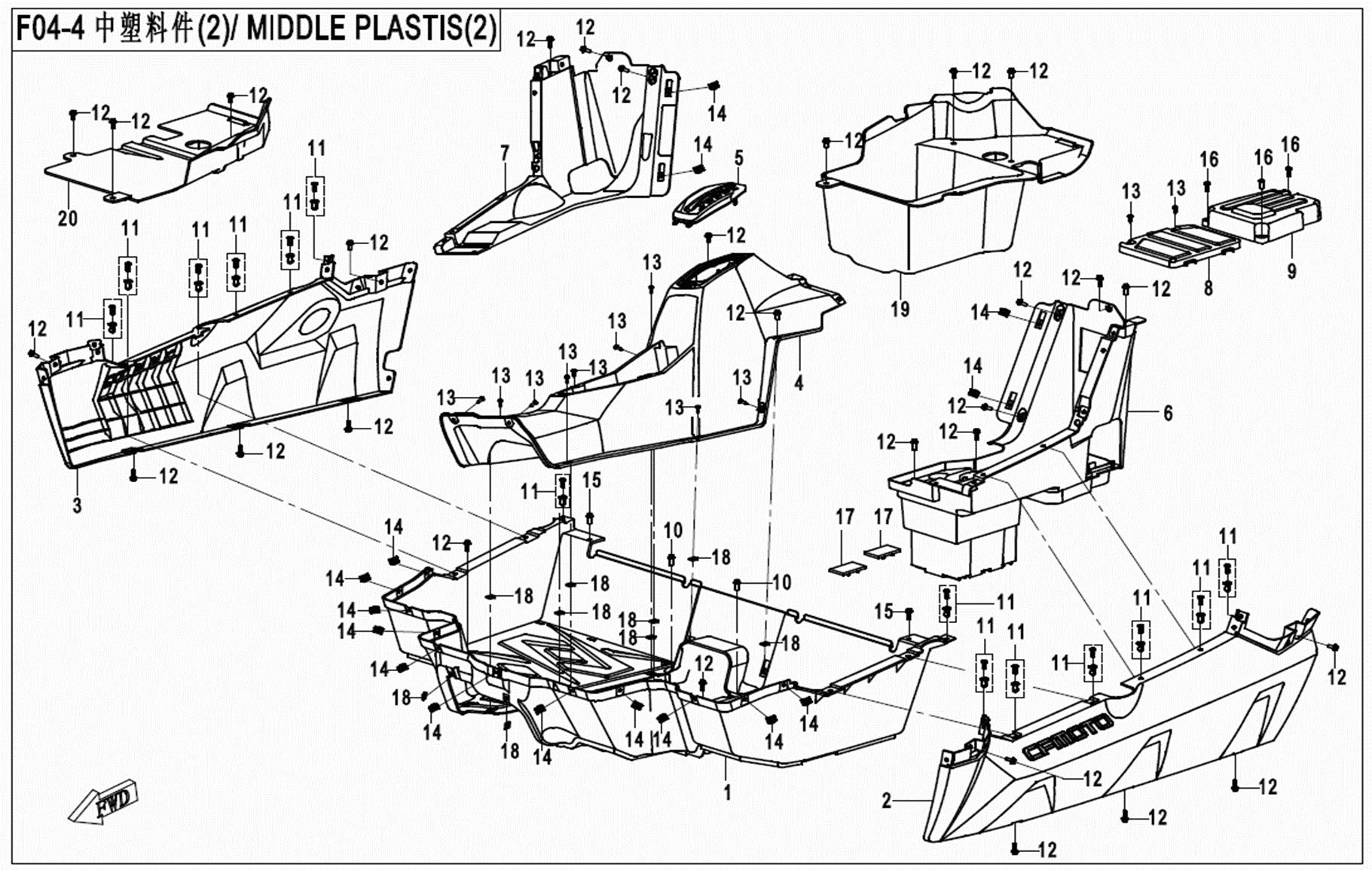 F04-4-V1 - MIDDLE PLASTIC 2