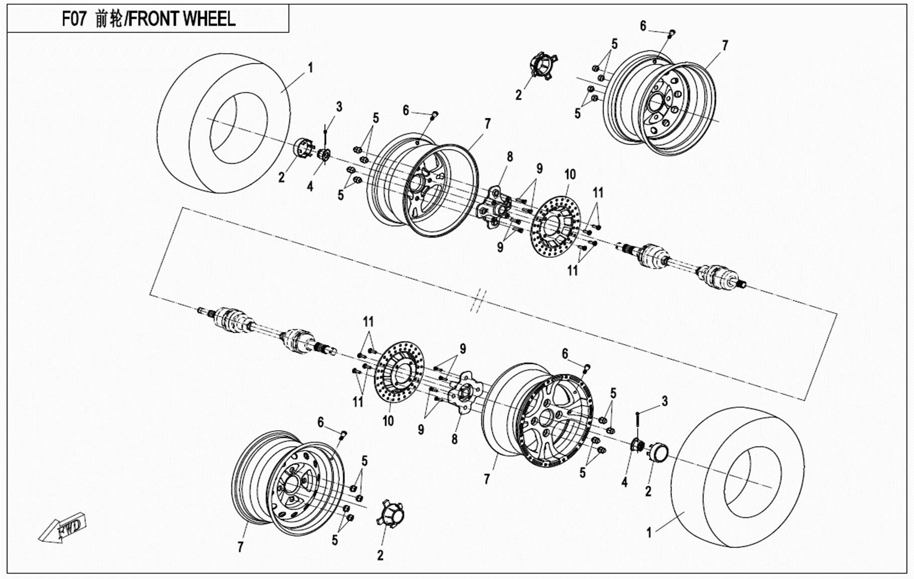 F07 - FRONT WHEEL