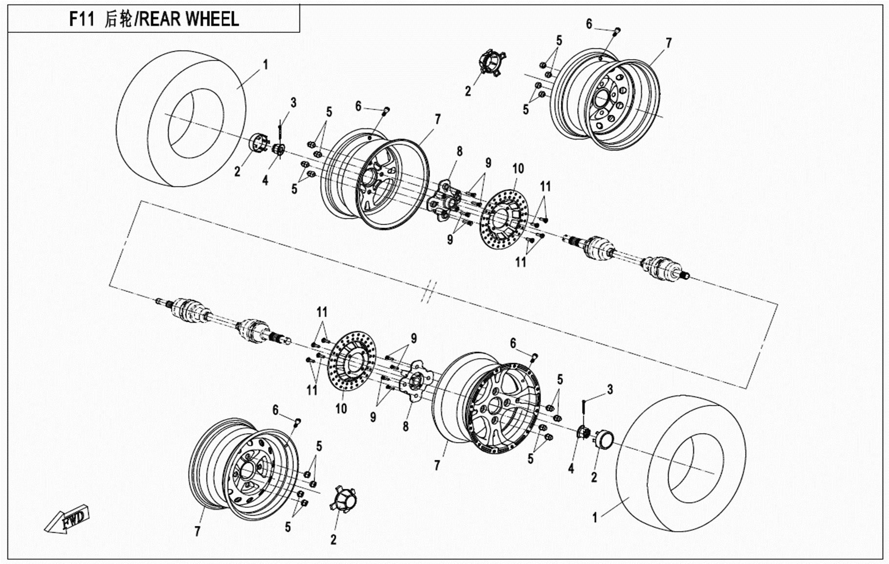F11 - REAR WHEEL