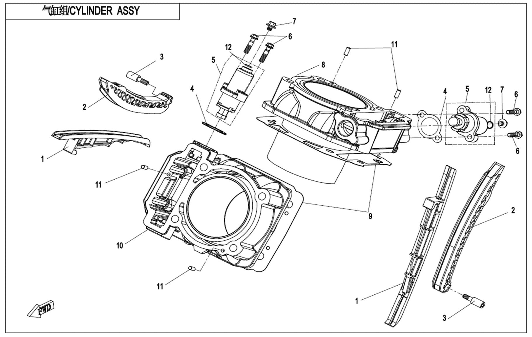 E02-3-V2 - CYLINDER ASSY