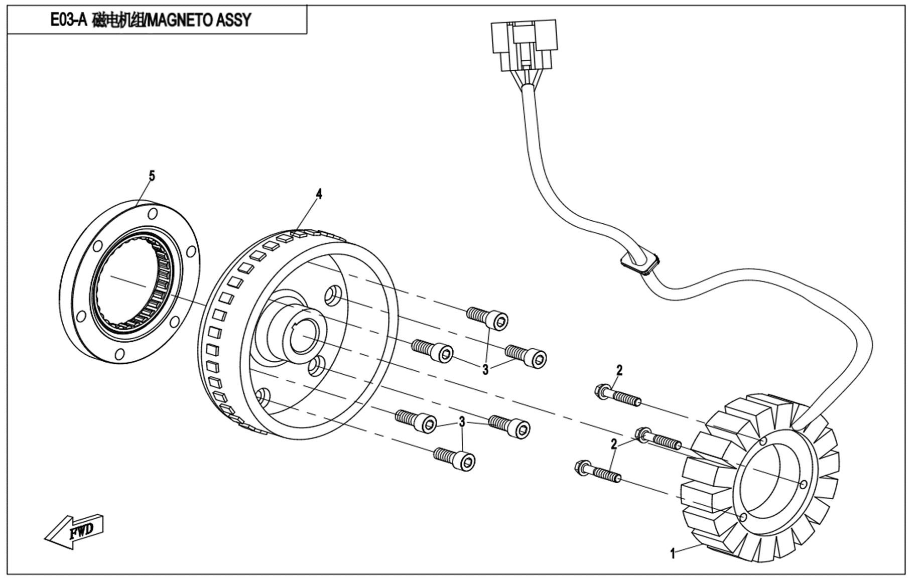 E03-A - MAGNETO ASSY.