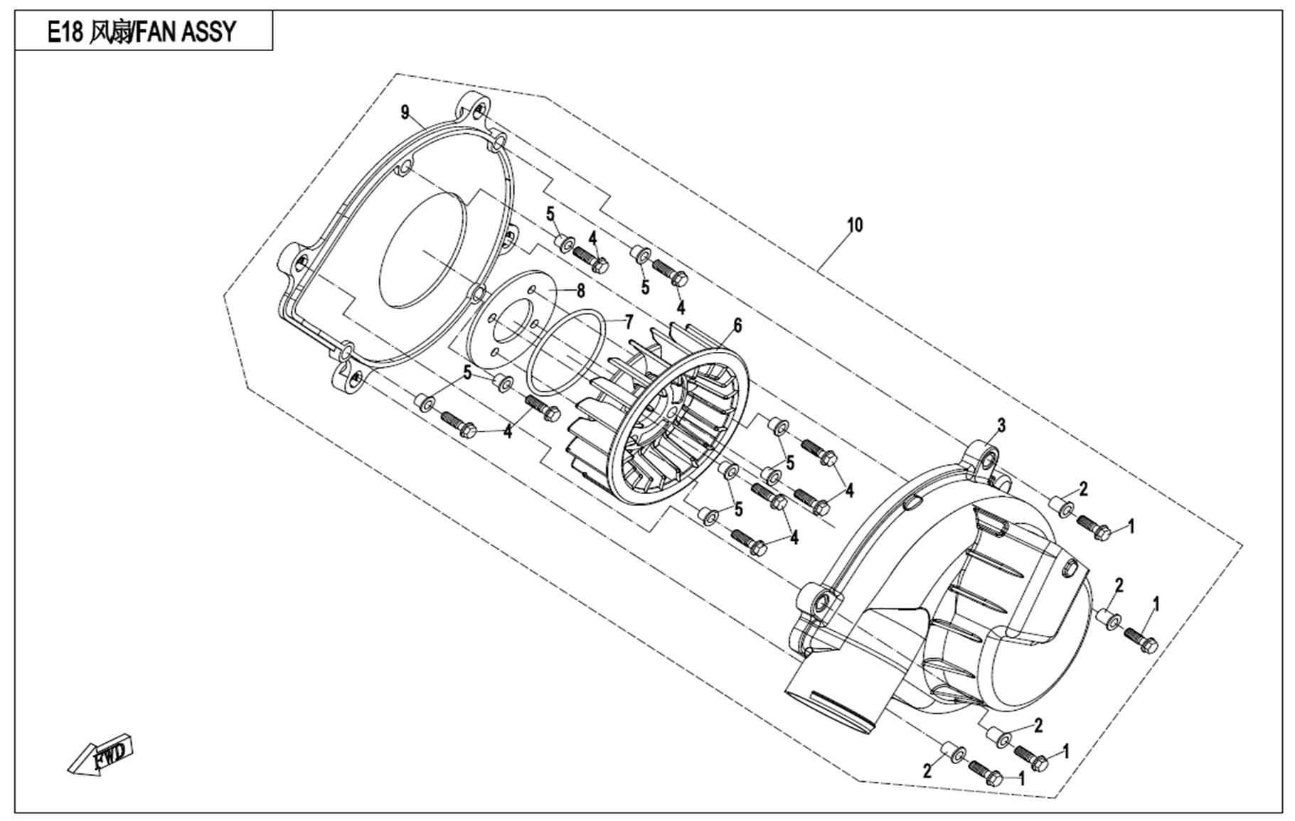 E18 - FAN ASSY
