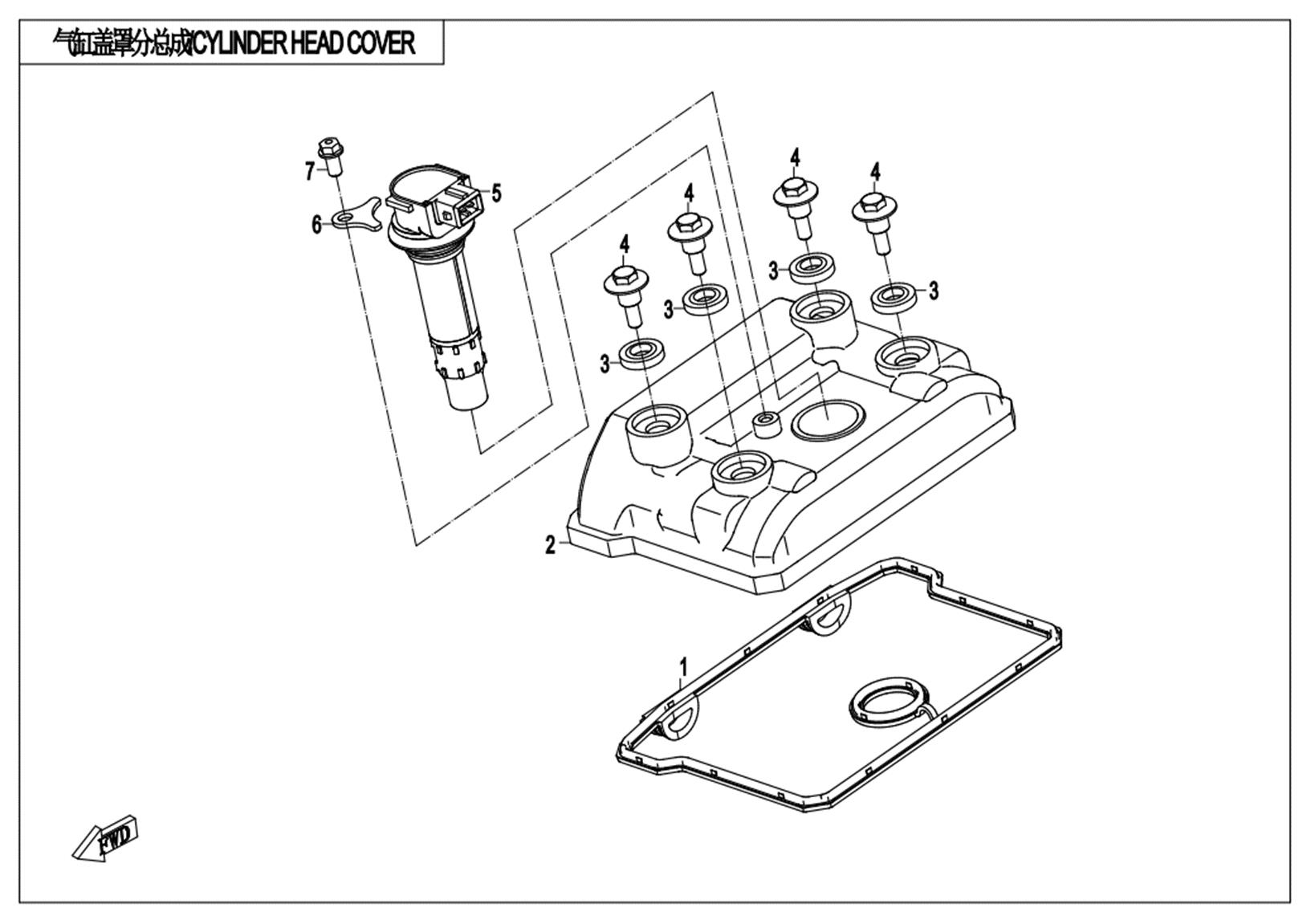 E02-1 - CYLINDER HEAD COVER