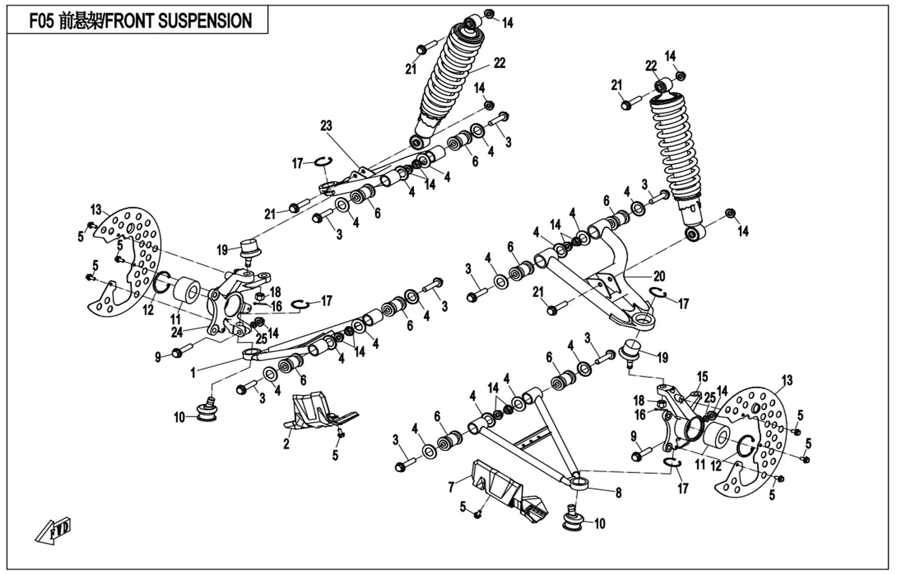 F05 - FRONT SUSPENSION