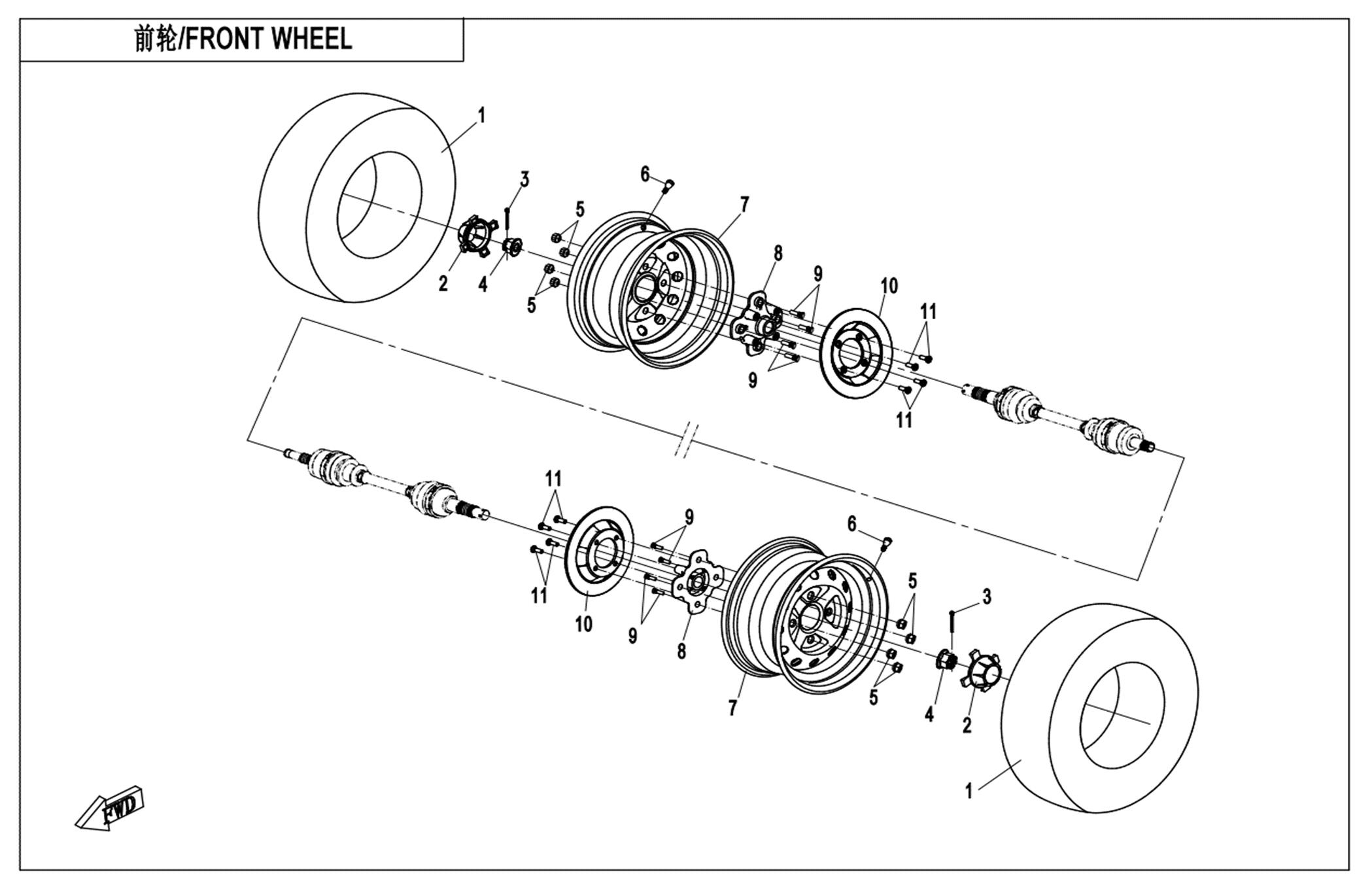 F07 - FRONT WHEEL