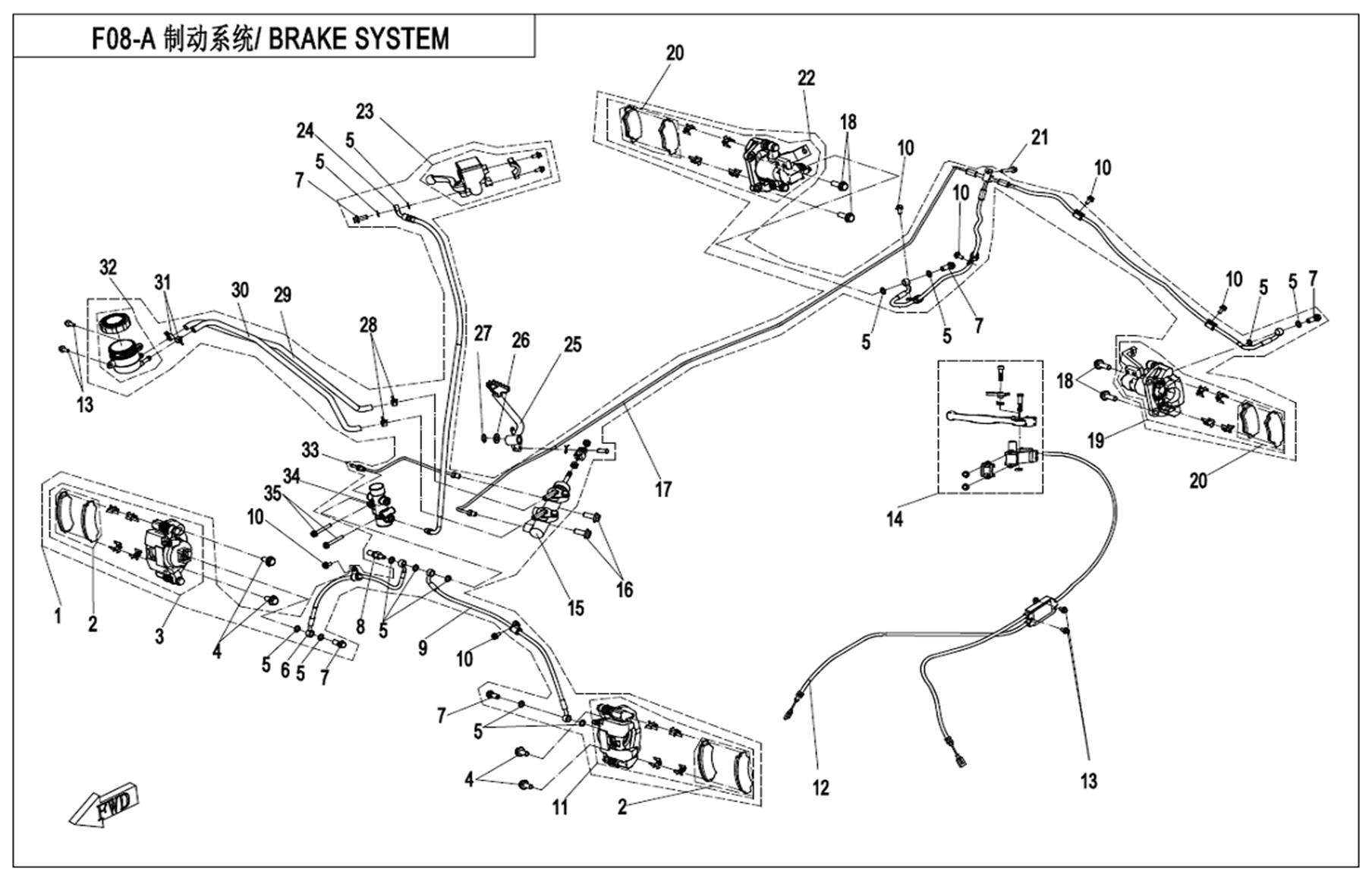 F08-A - BRAKE SYSTEM(LH,ORDINARY PLUG)
