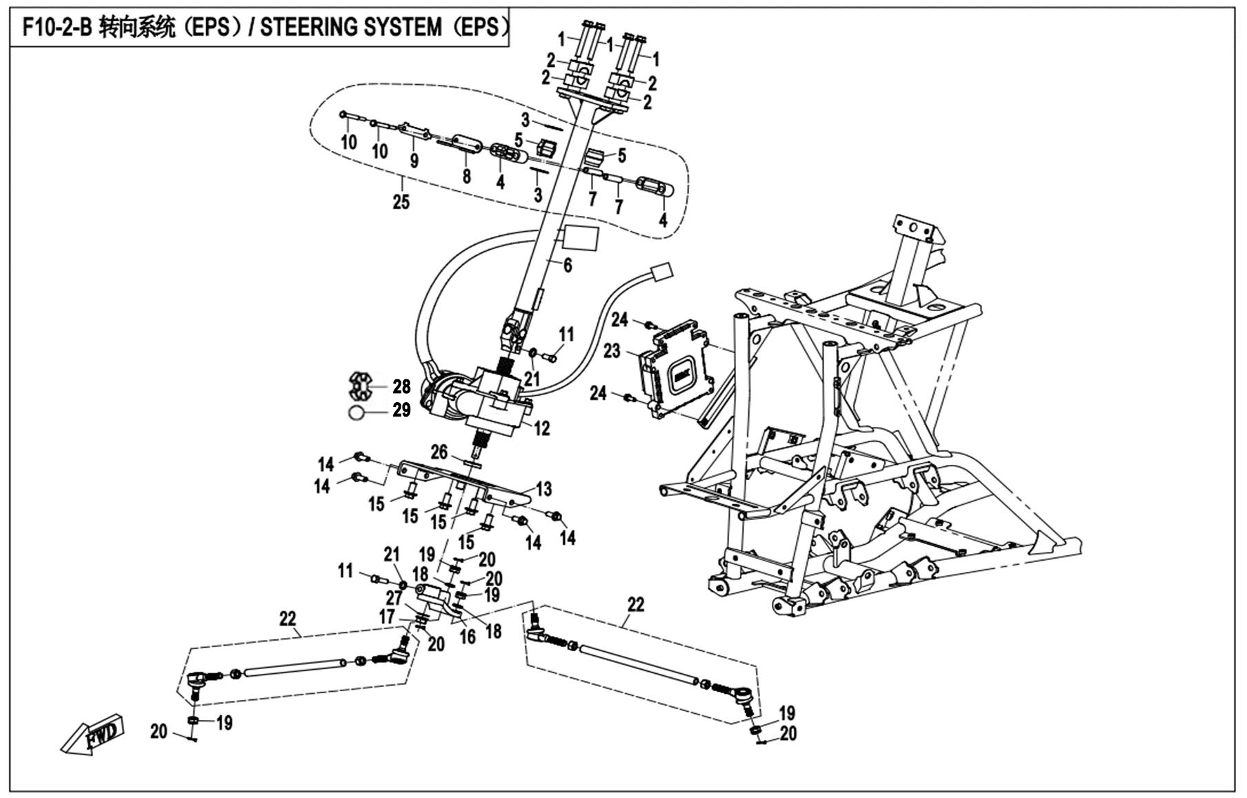 F10-2-B - STEERING SYSTEM( EPS)