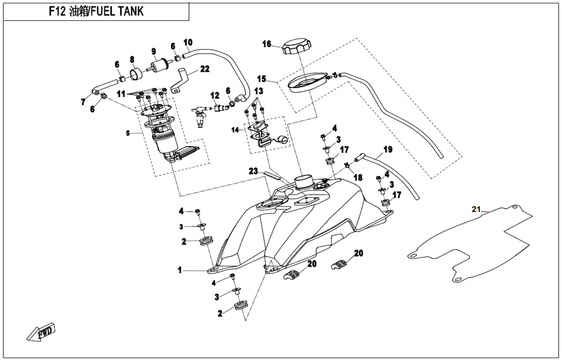 F12 - FUEL TANK