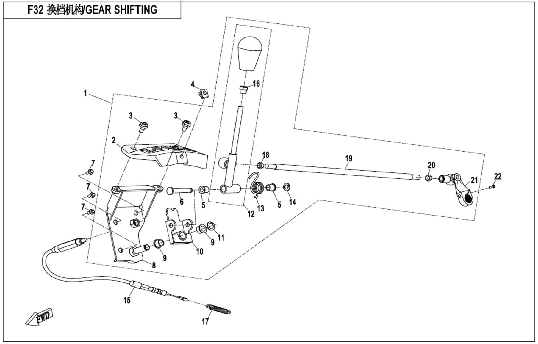 F32 - GEAR SHIFTING
