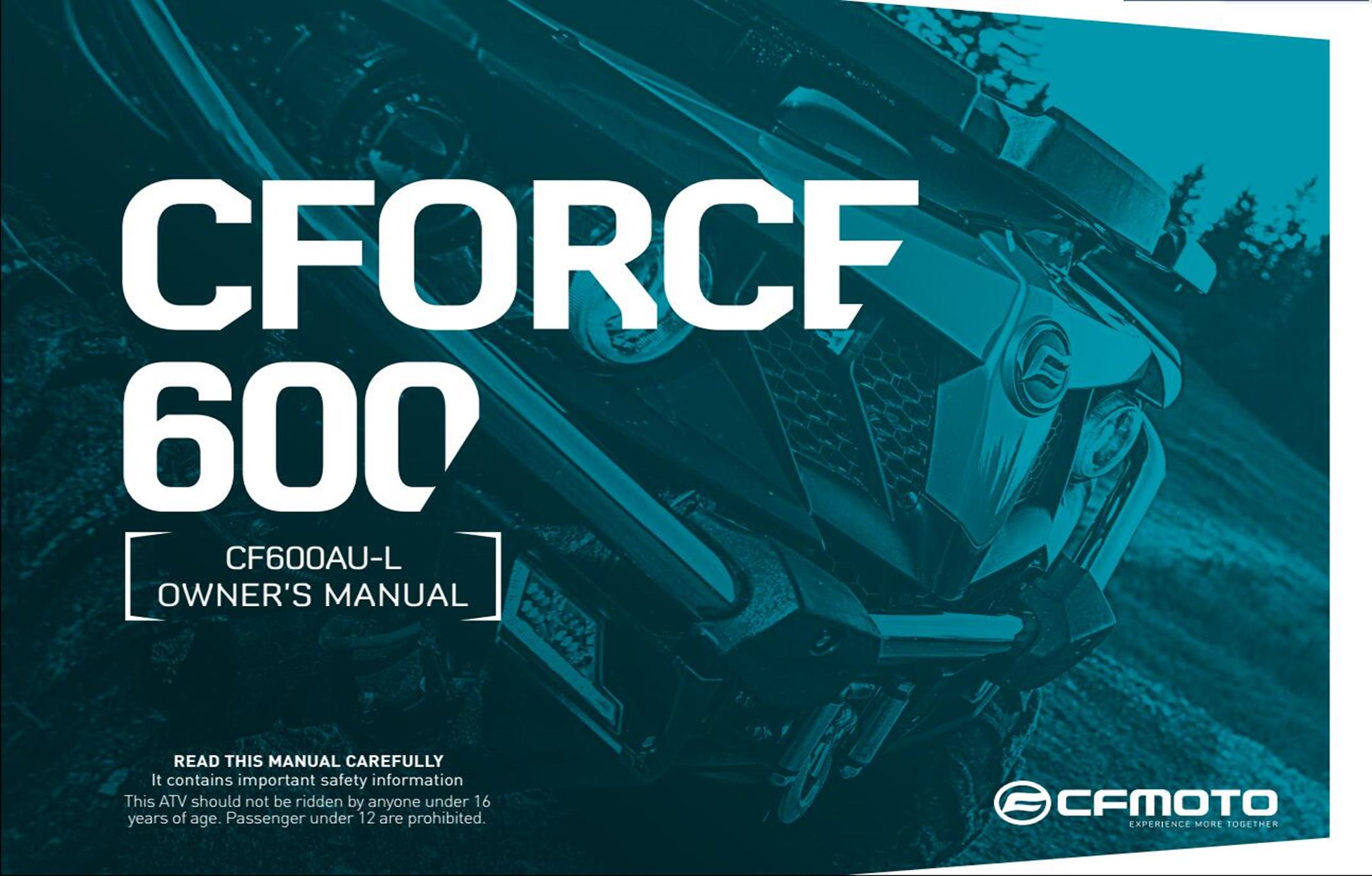 F38 - OWNER'S MANUAL