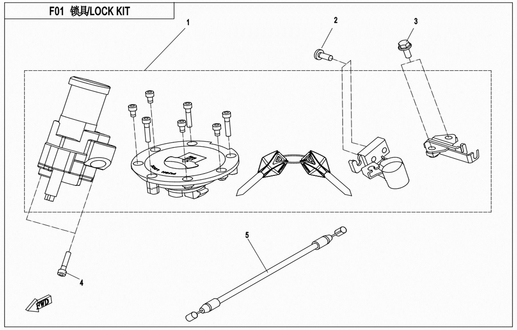 F01 - LOCK KIT