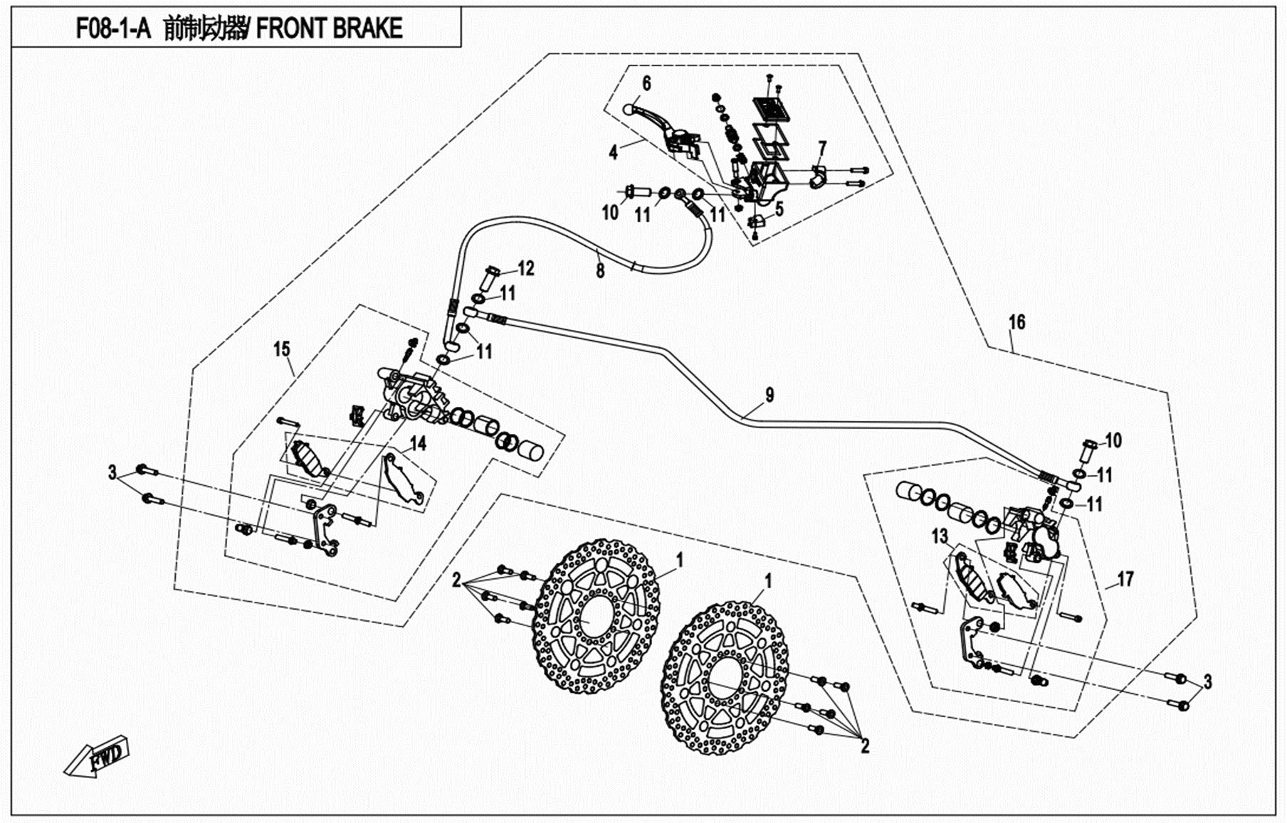 F08-1-A - FRONT BRAKE