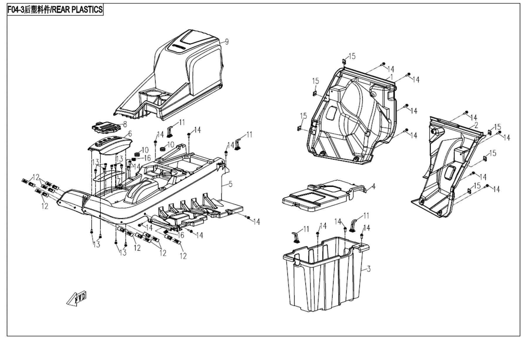 F04-3 - REAR PLASTIC