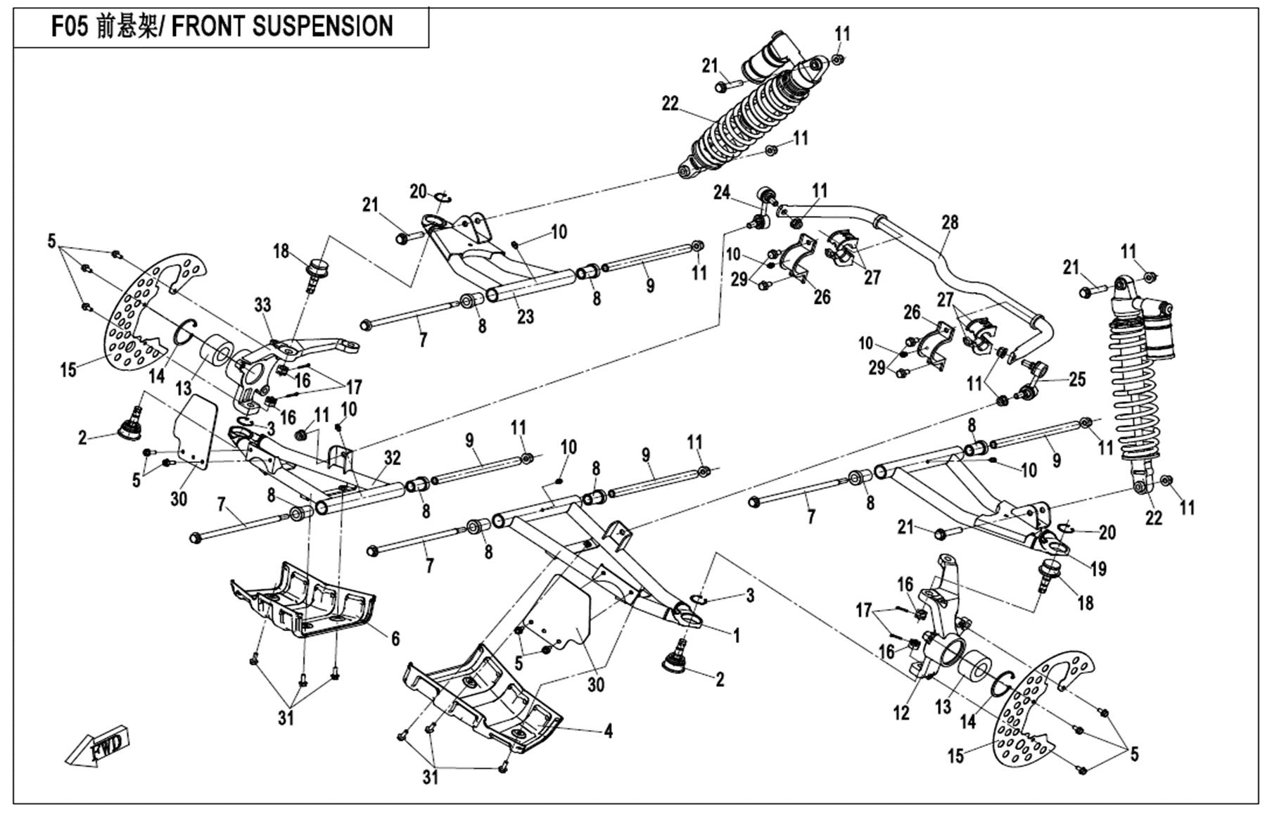 F05 - FRONT SUSPENSION