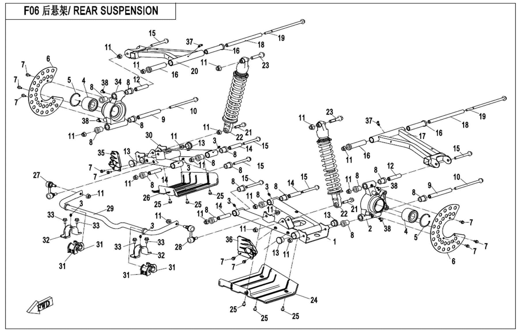 F06 - REAR SUSPENSION