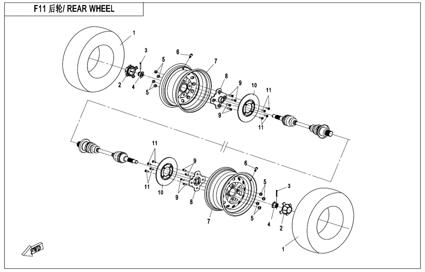 F11 - REAR WHEEL