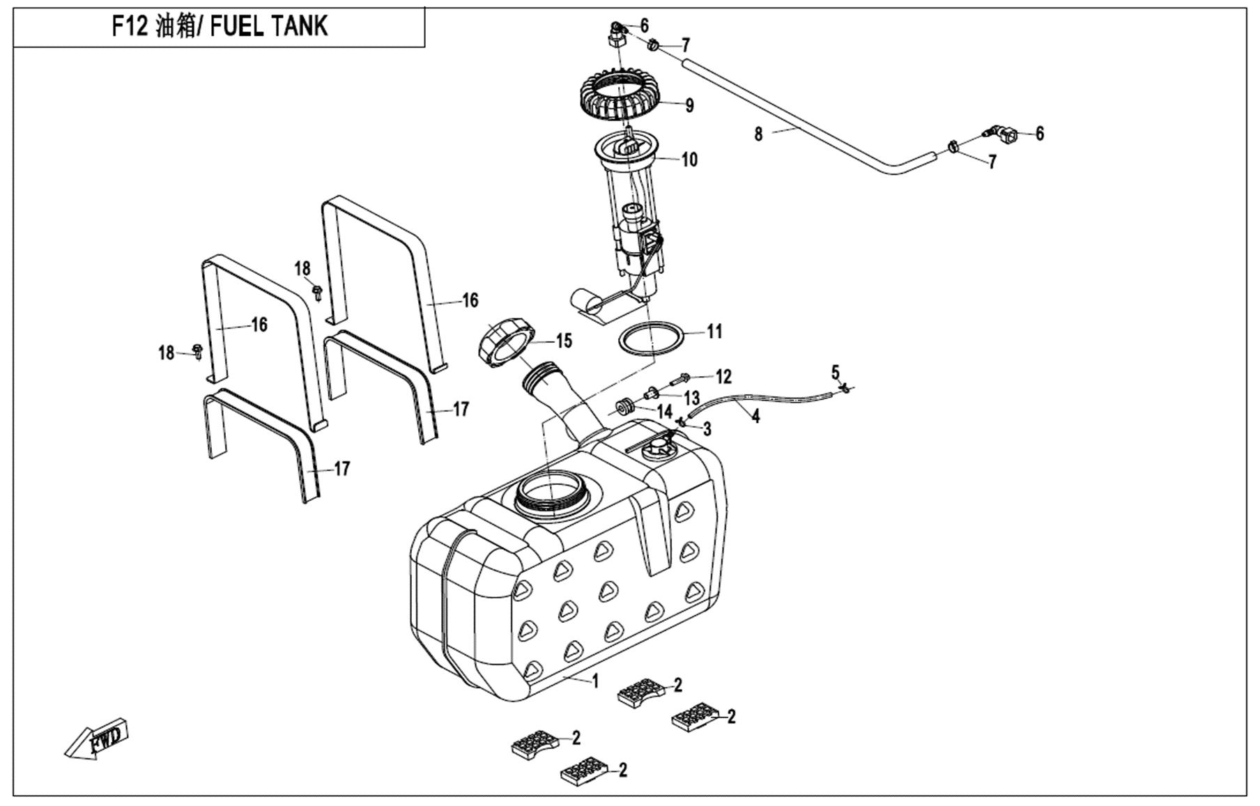 F12 - FUEL TANK