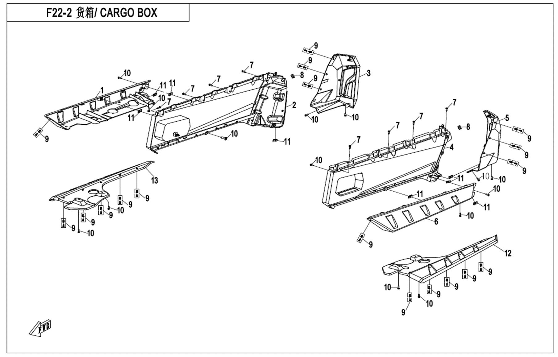 F22-2 - CARGO BOX(ORDINARY)