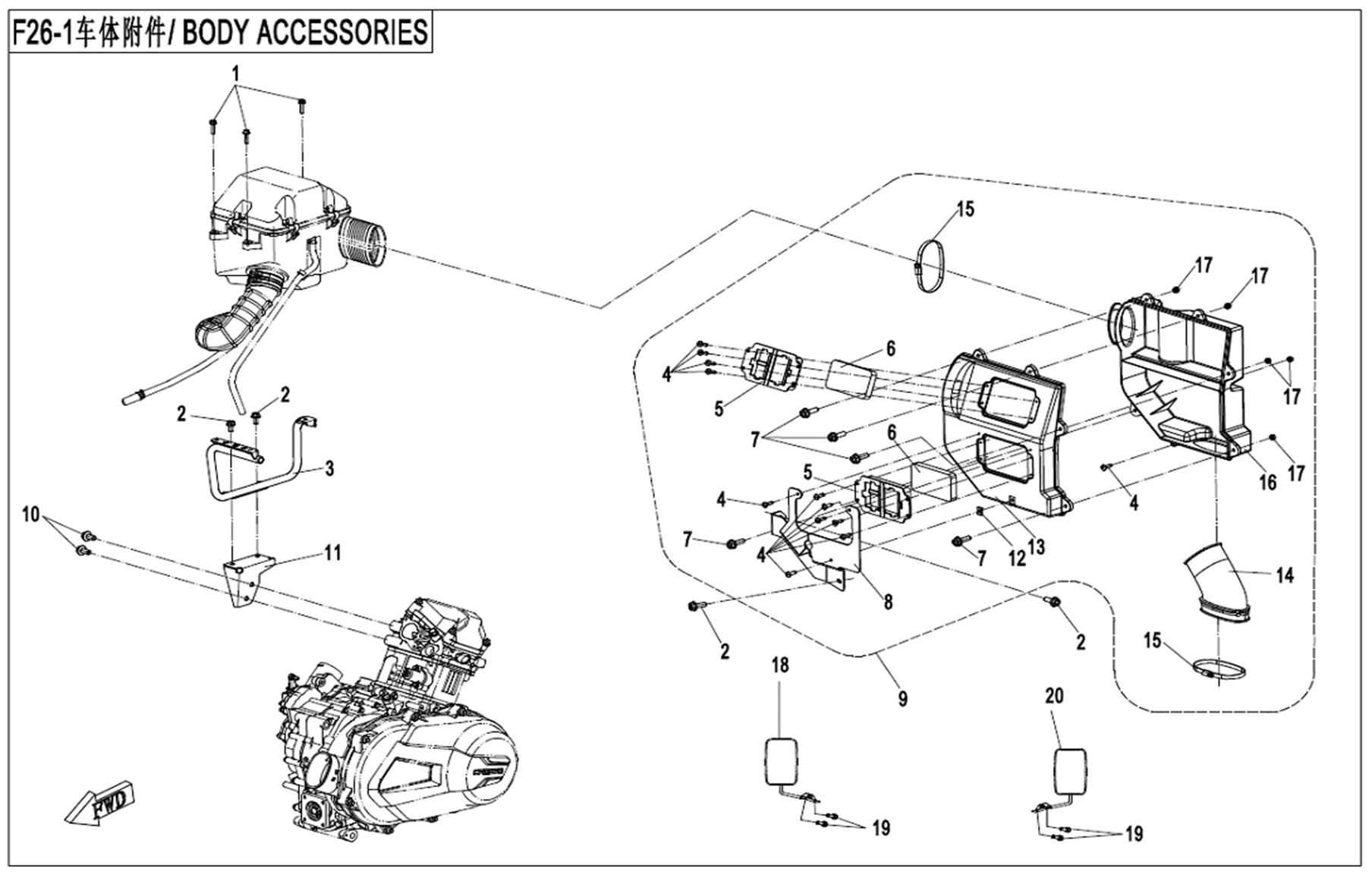 F26-1 - BODY ACCESSORIES