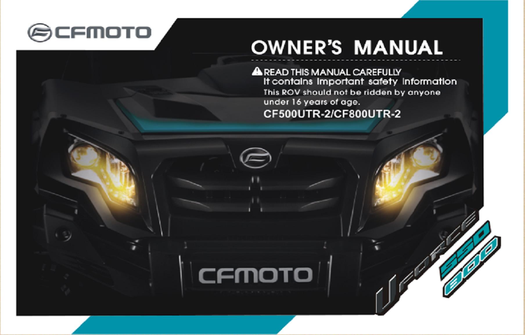 F38 - OWNER’S MANUAL