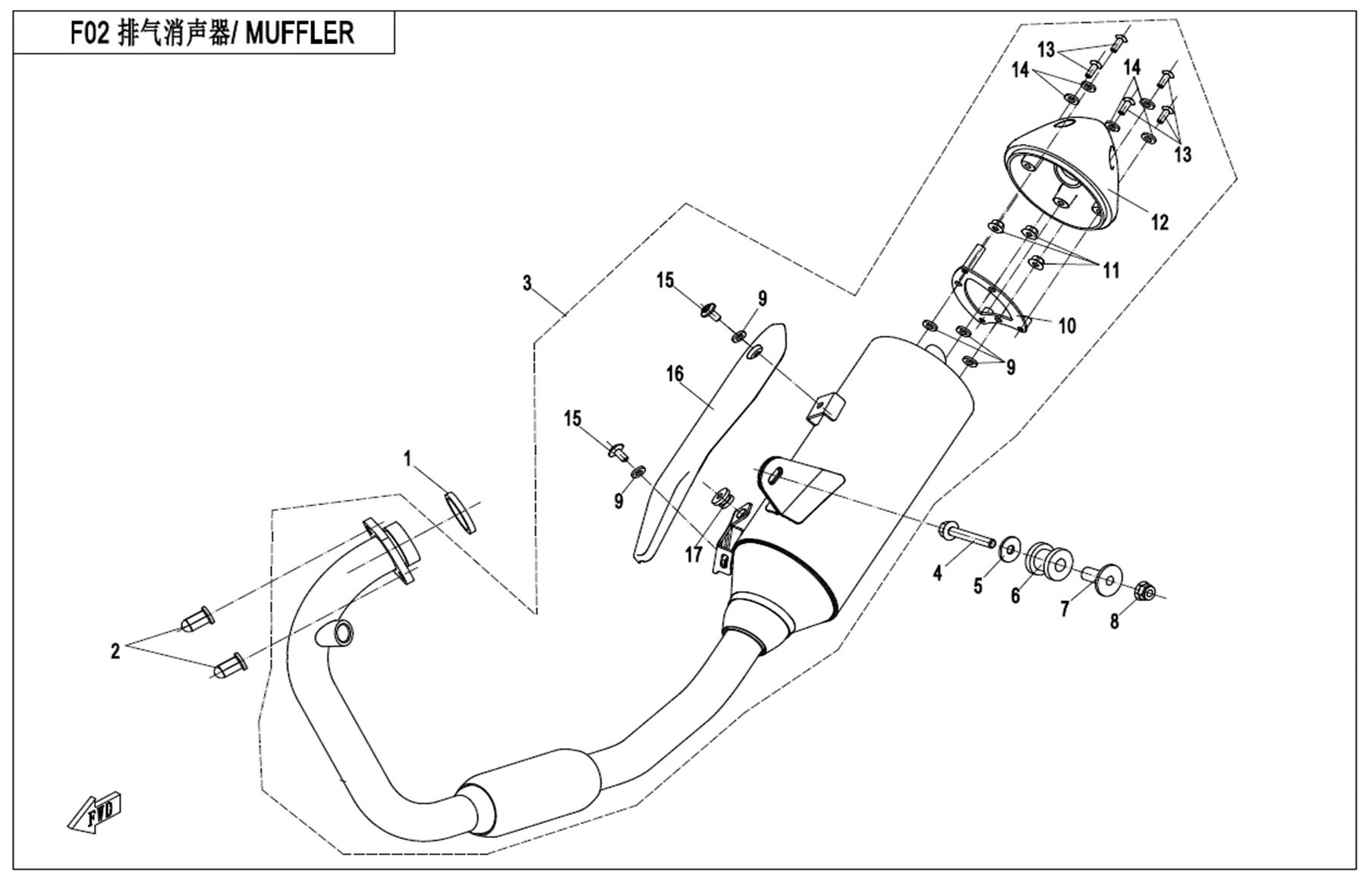 F02 - MUFFLER