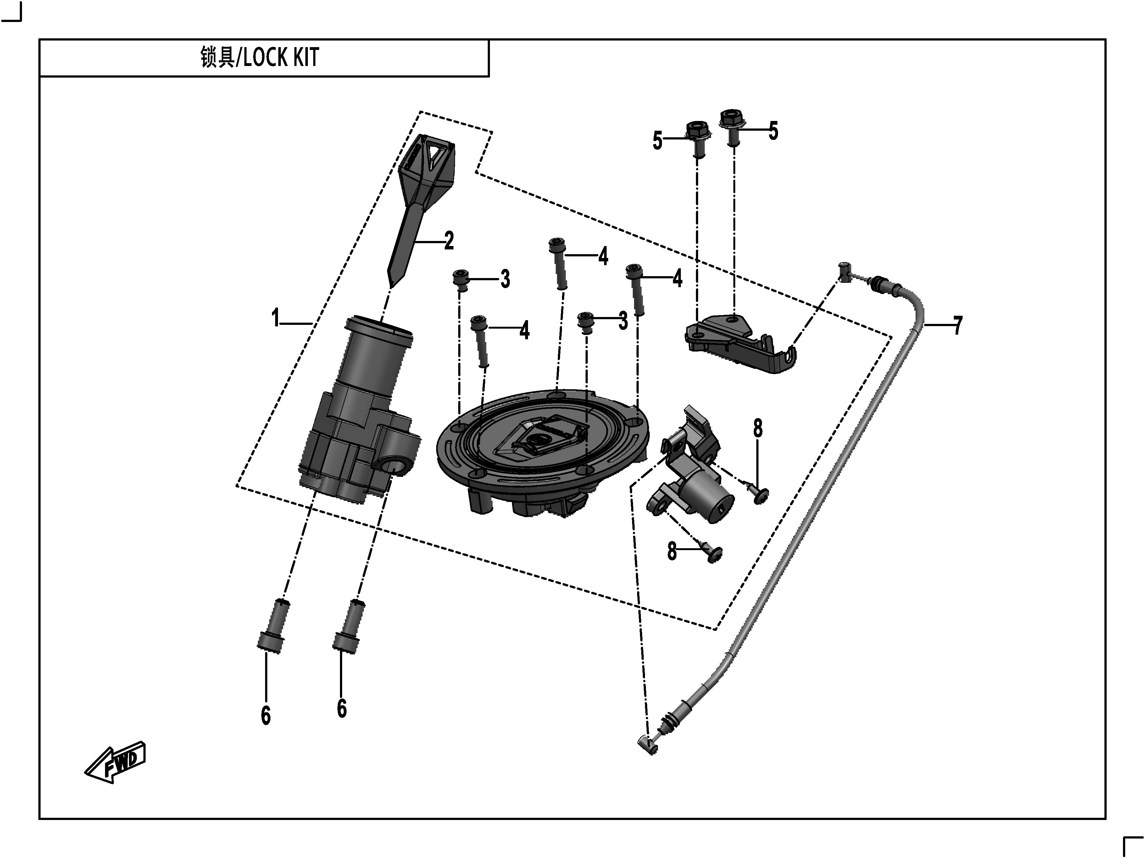 F01 - LOCK KIT