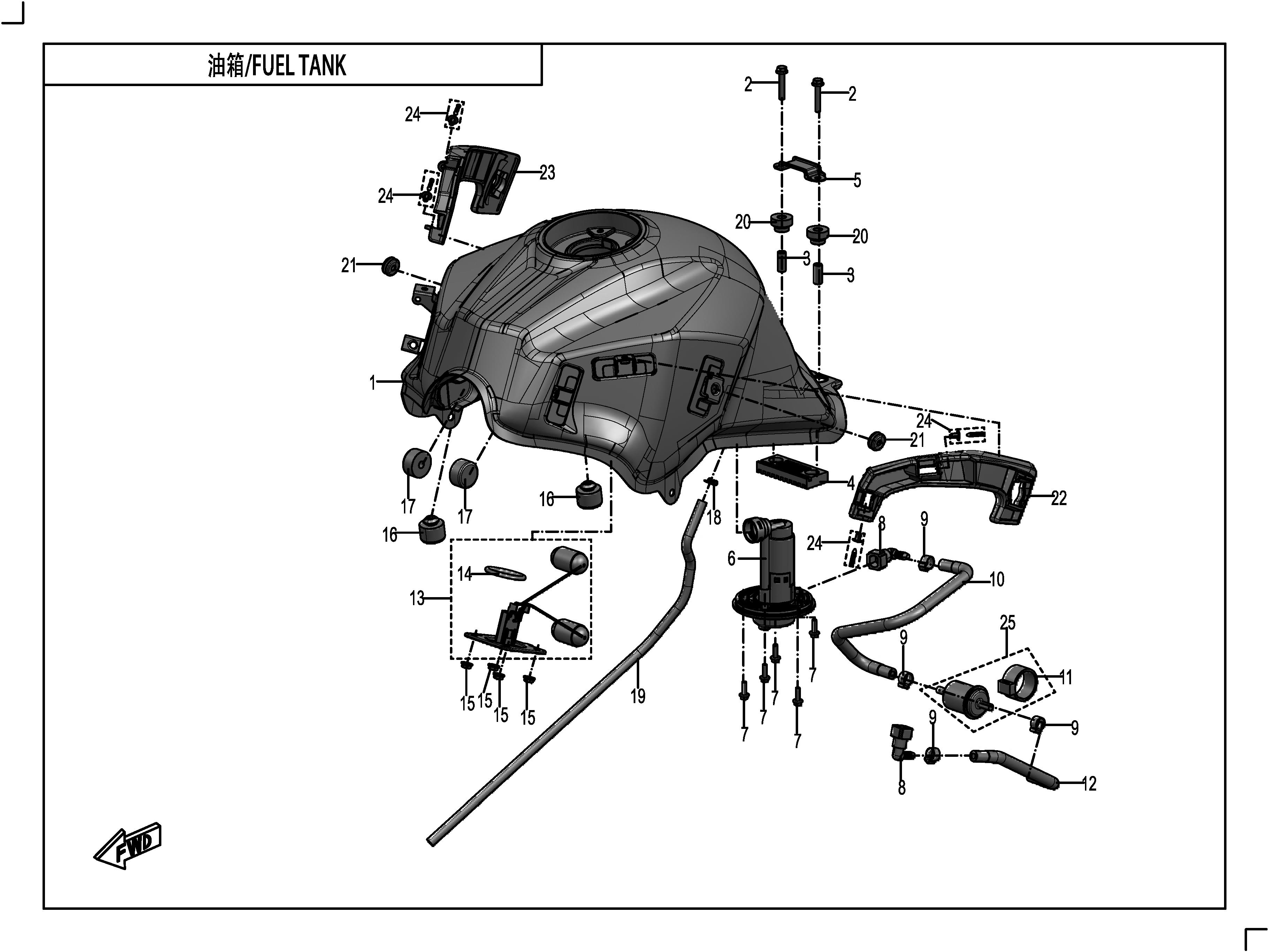F12 - FUEL TANK