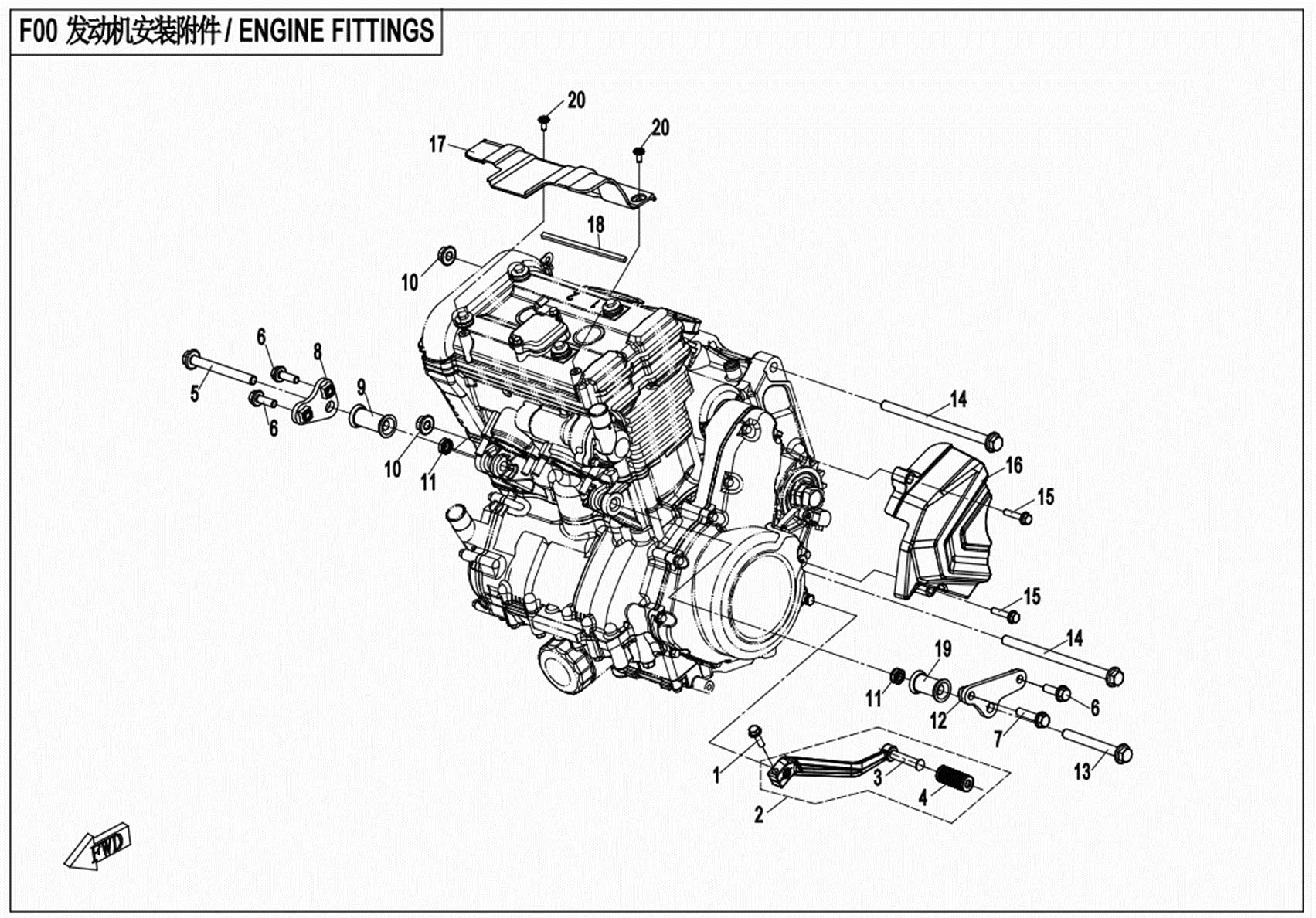 F00 - ENGINE FITTINGS