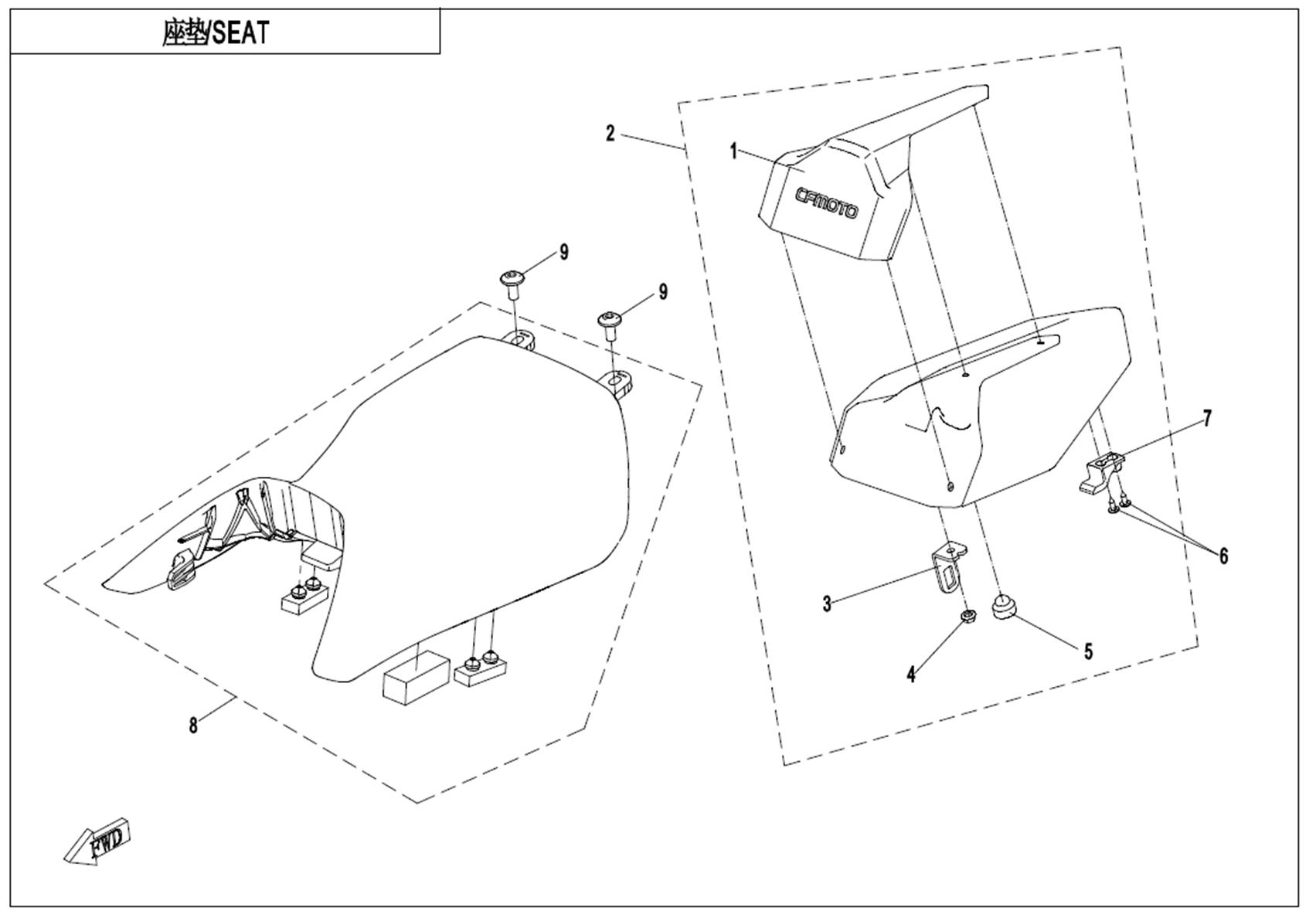 F13-B - SEAT(ISLE OF MAN TT)