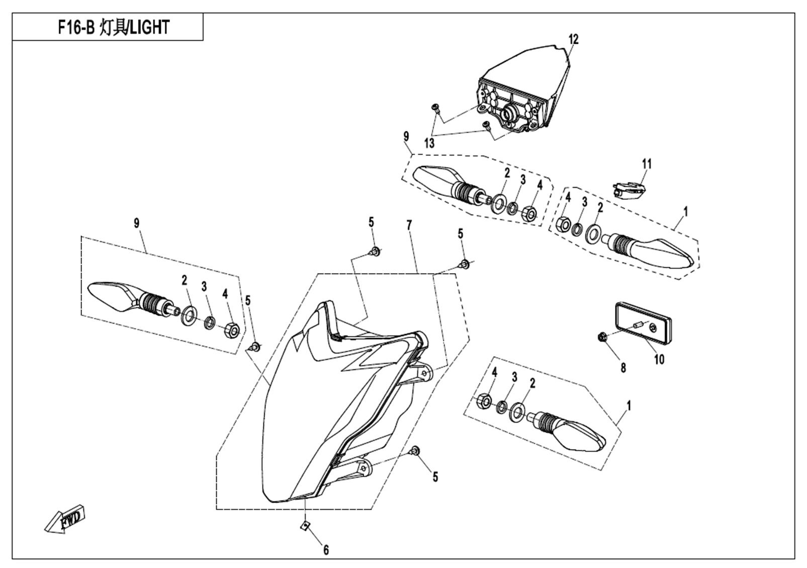 F16-B - LIGHTS (LED)