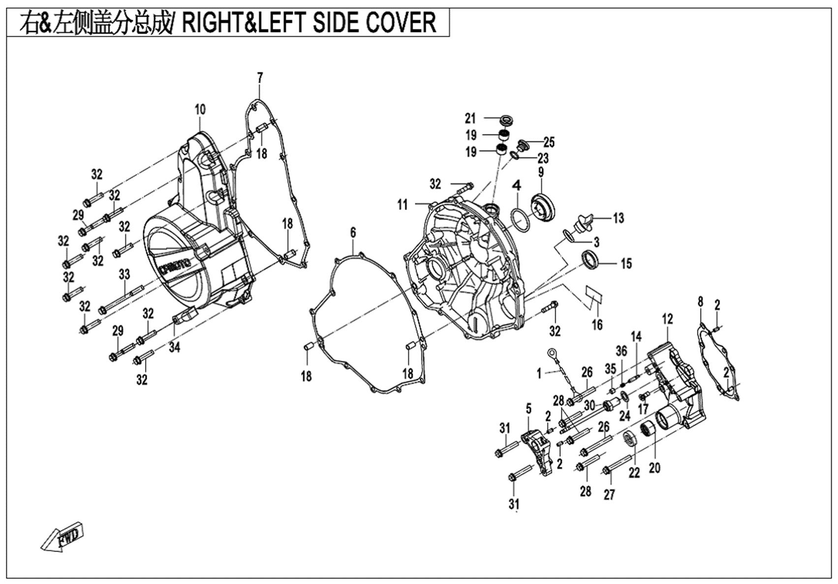 E01-2-V3 - RIGHT&LEFT SIDE COVER