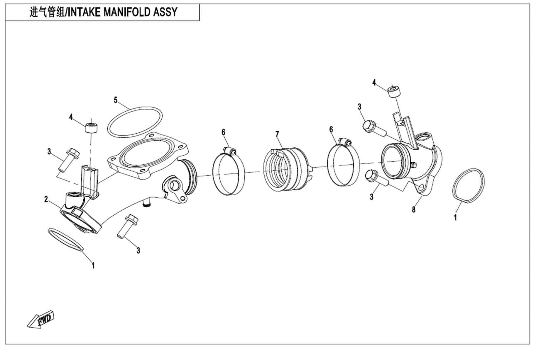 E02-5 - INTAKE MANIFOLD ASSY