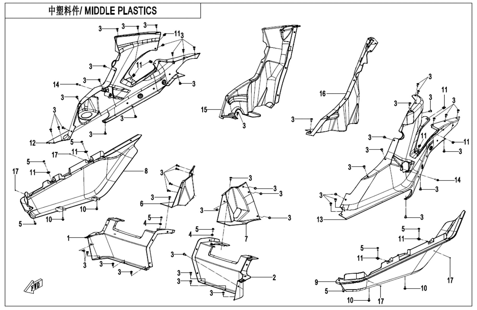 F04-5 - MIDDLE PLASTIC